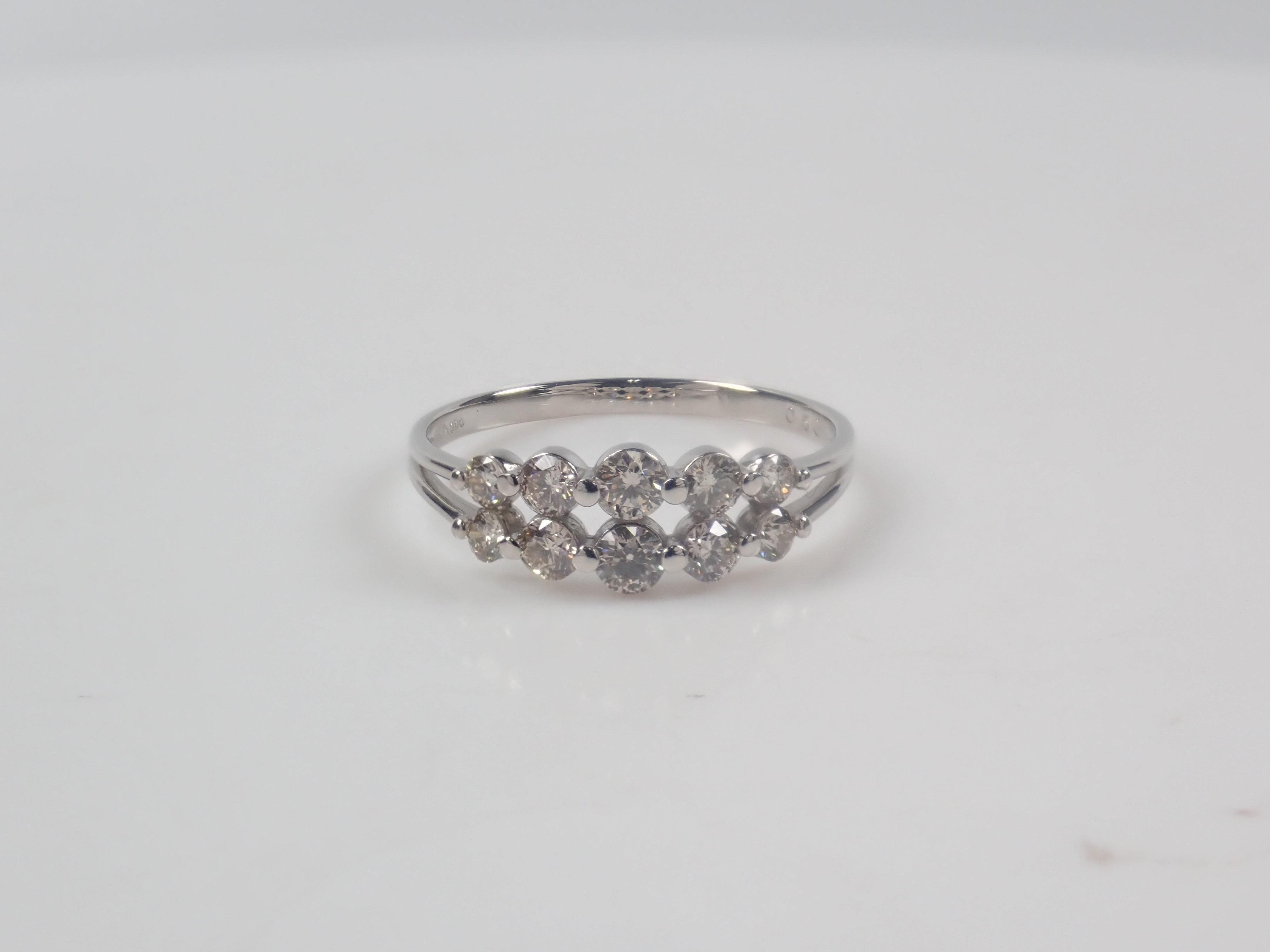 【22602583掲載】【カラフリ】Pt900 ダイヤモンド 0.5ct リング