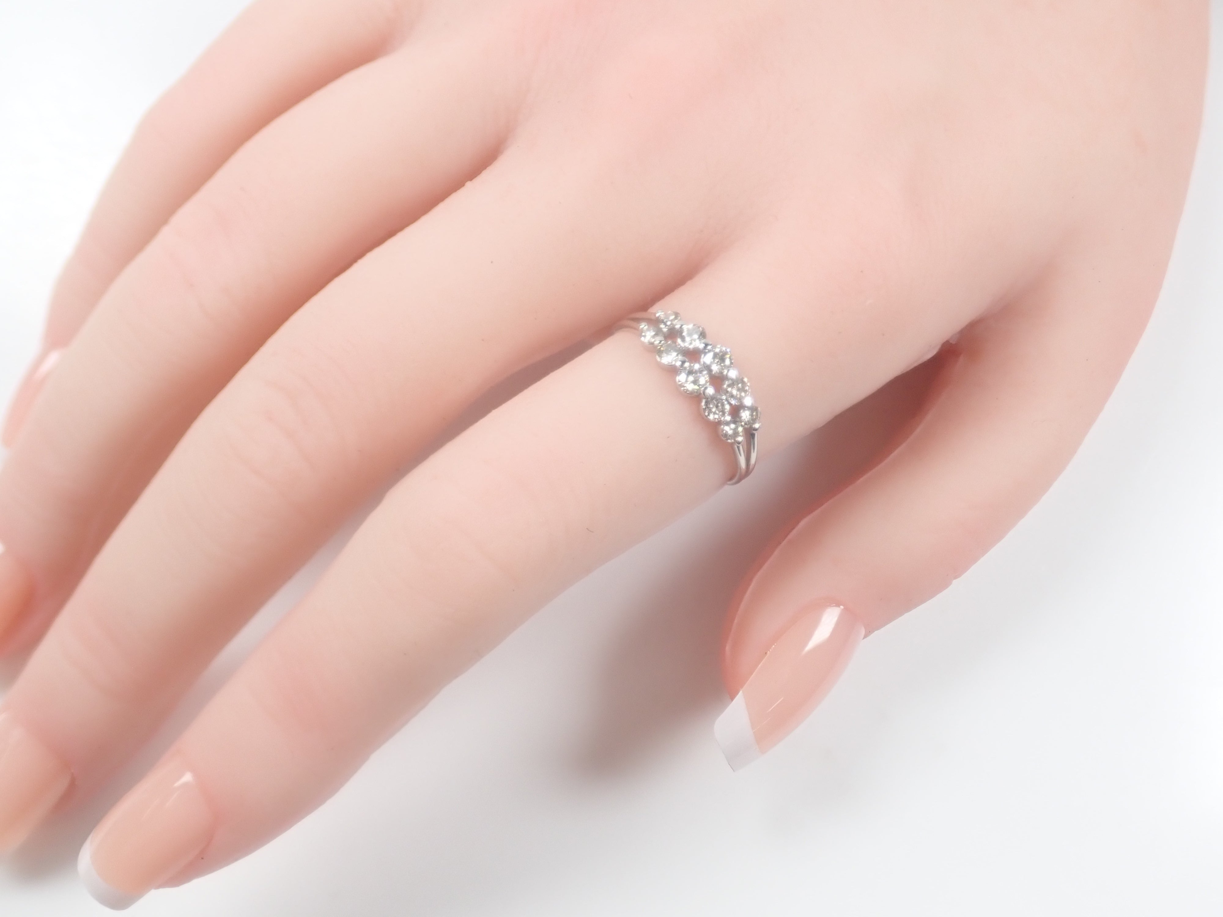 【22602583掲載】【カラフリ】Pt900 ダイヤモンド 0.5ct リング