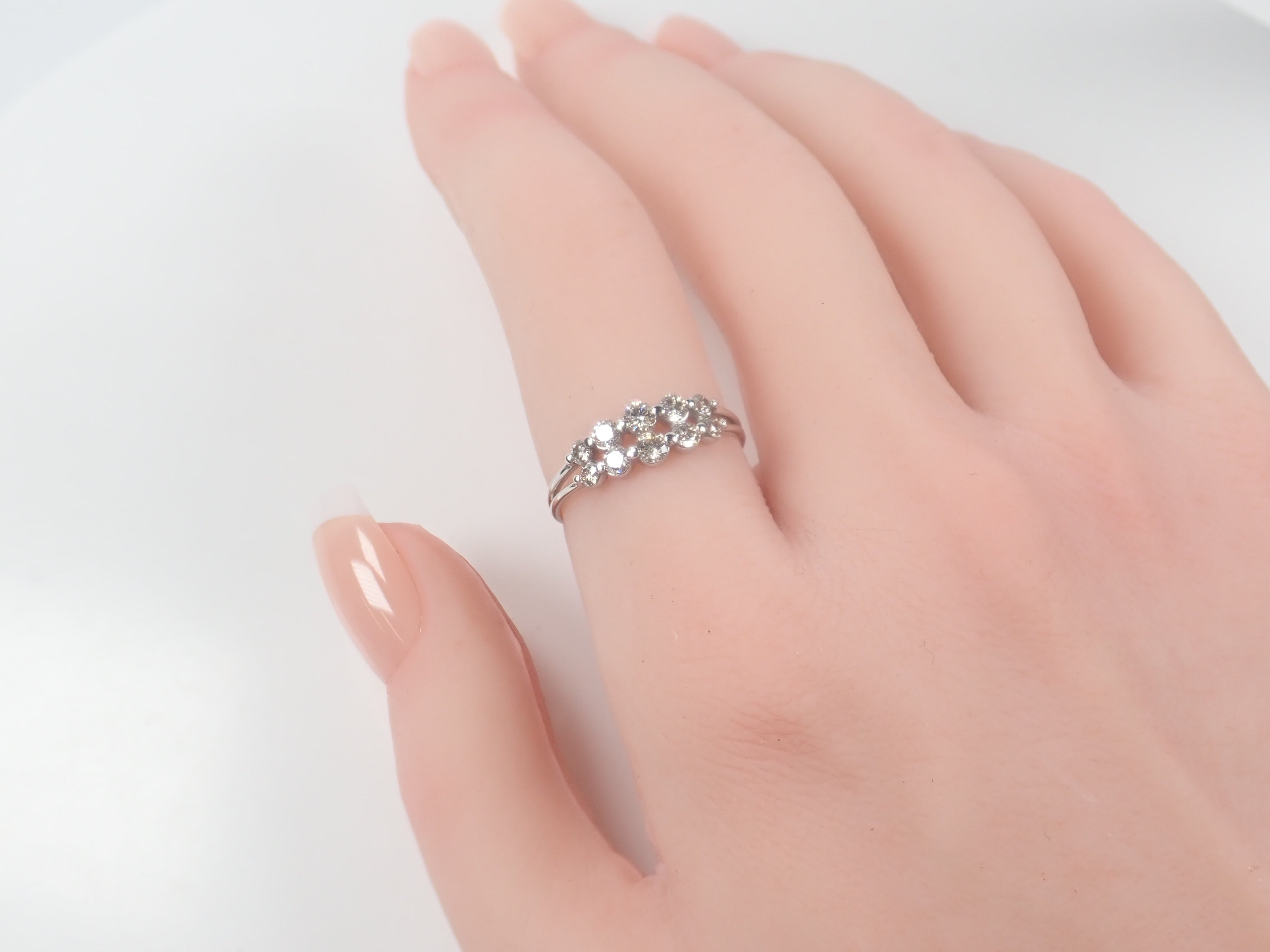 【22602583掲載】【カラフリ】Pt900 ダイヤモンド 0.5ct リング