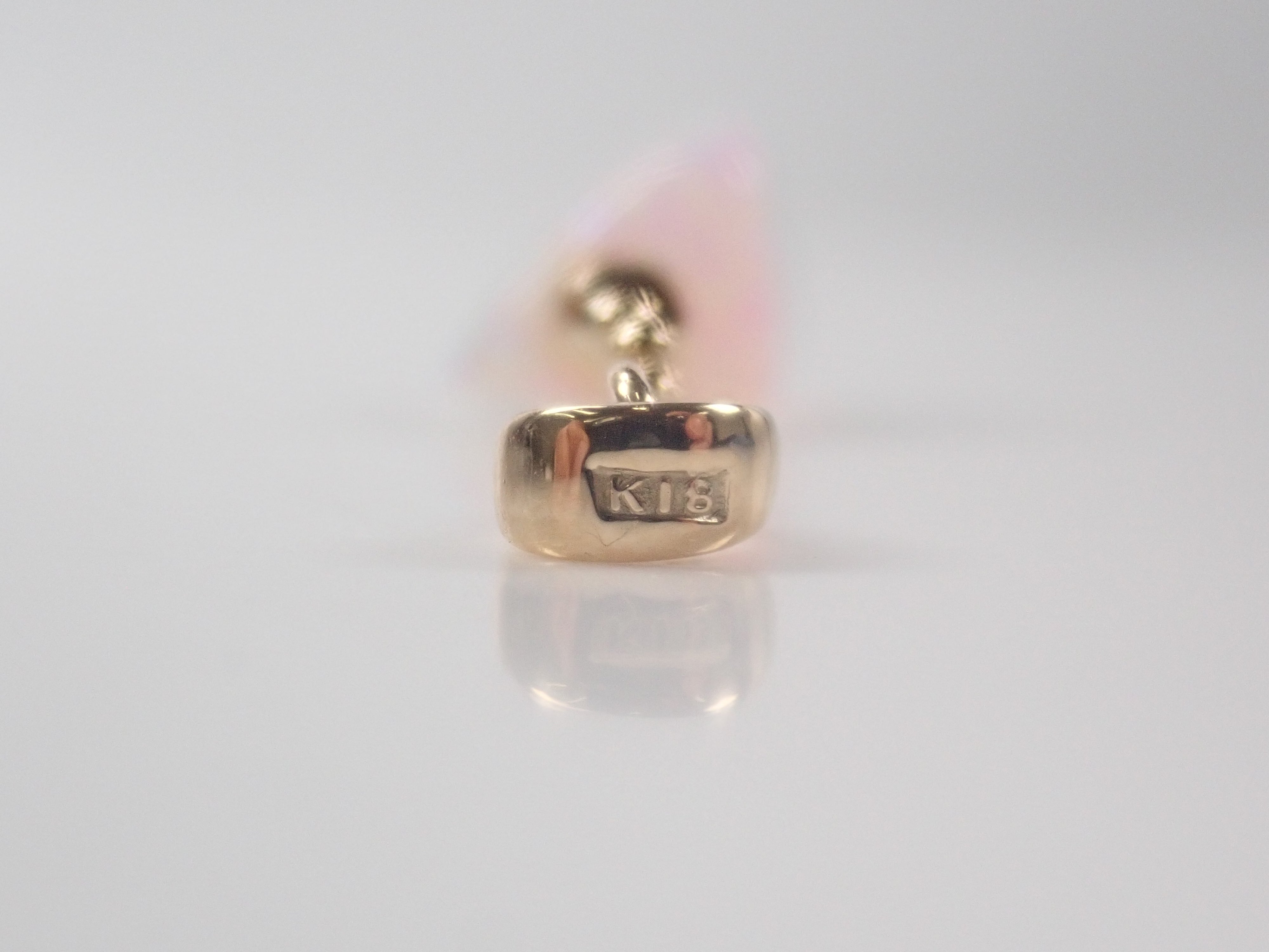 【22602570掲載】【カラフリ】K18 合成オパール ペンダントトップ(ネックレストップ)