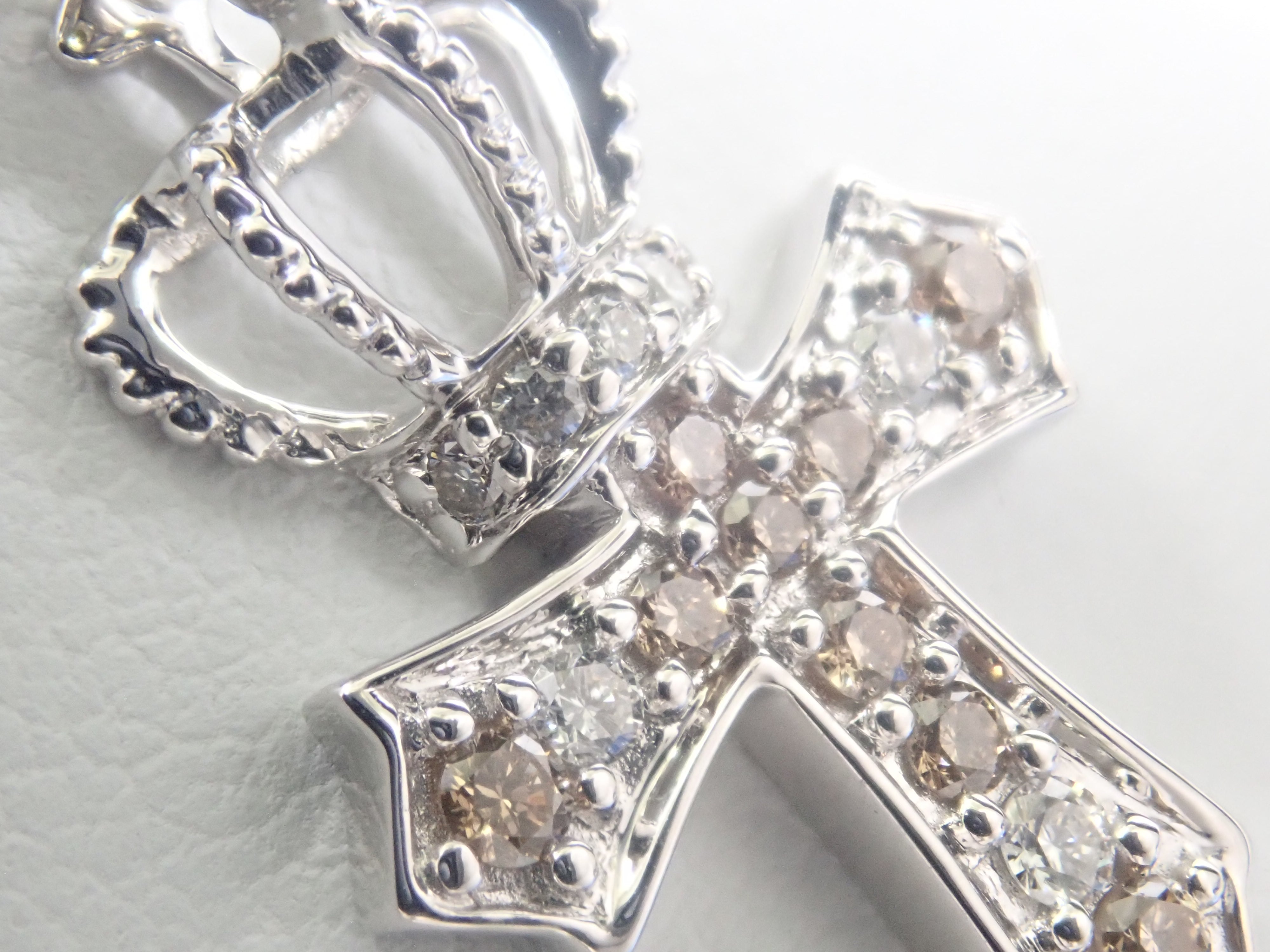 K18WG イエローサファイア 0.05ct ペンダントトップ(ネックレストップ)
