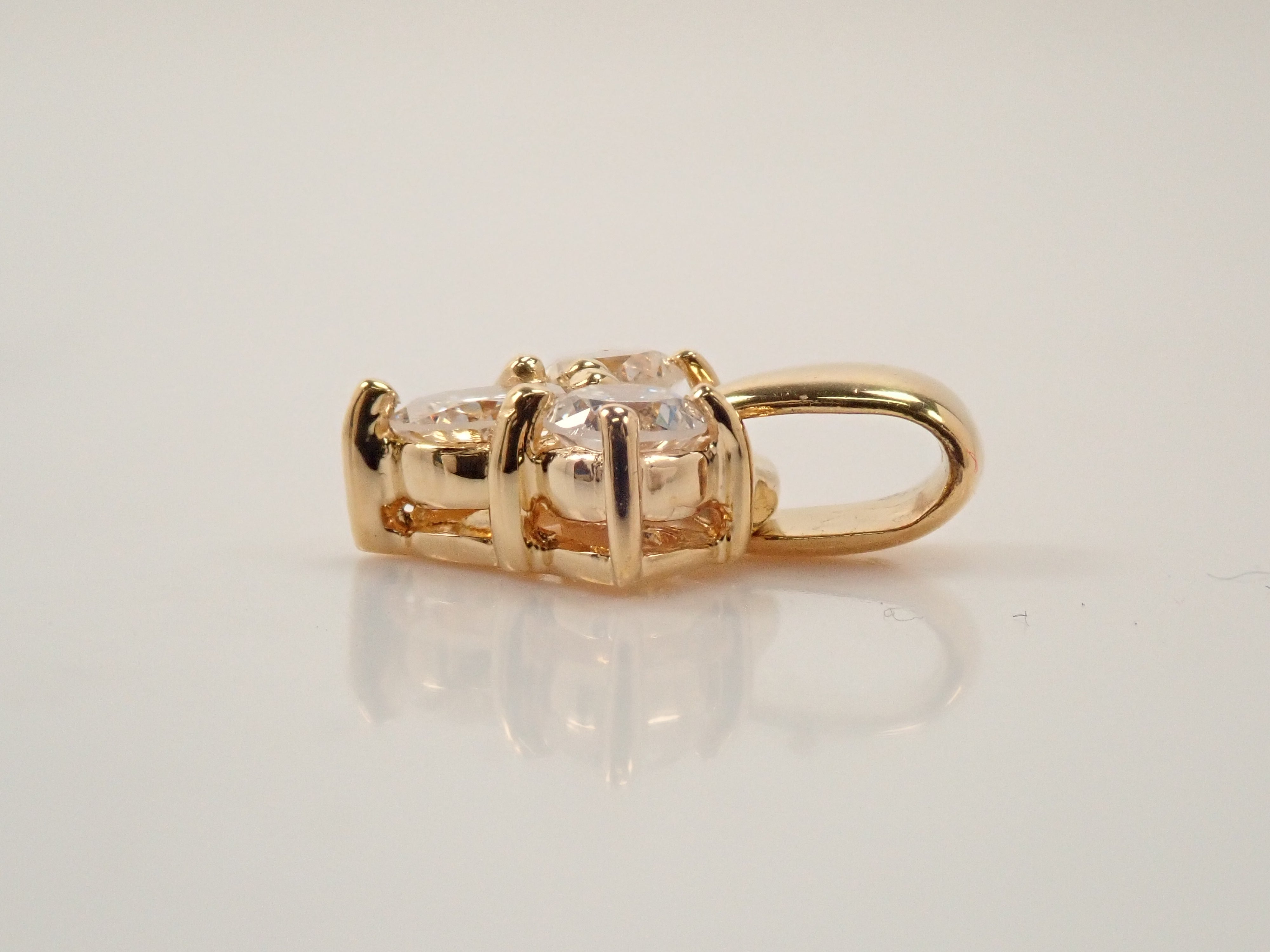 【22602595掲載】【カラフリ】K18 ダイヤモンド 0.3ct ペンダント(ネックレス)