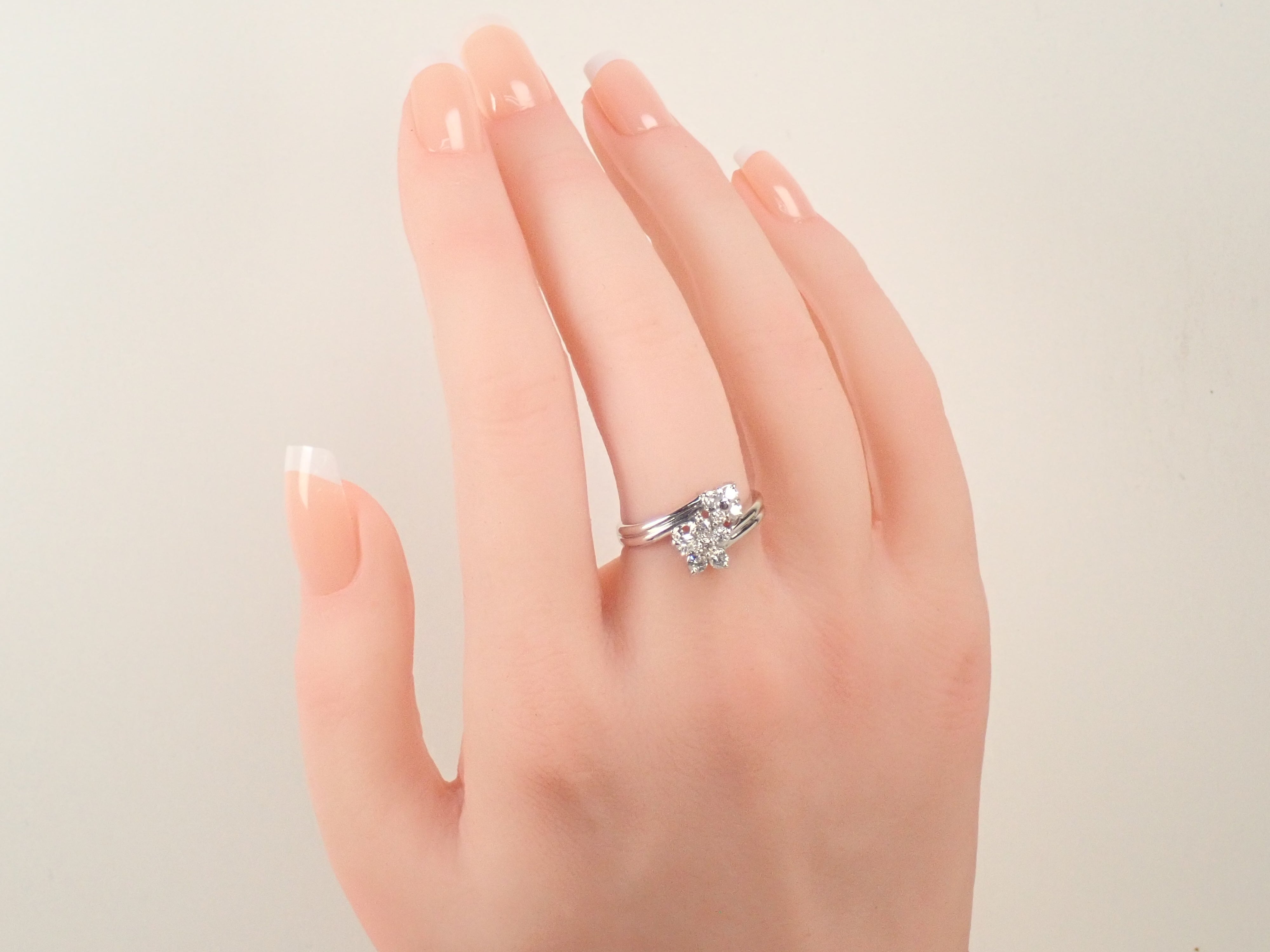 【5/18 22時販売】【カラフリ】Pt900 ダイヤモンド 0.50ct リング