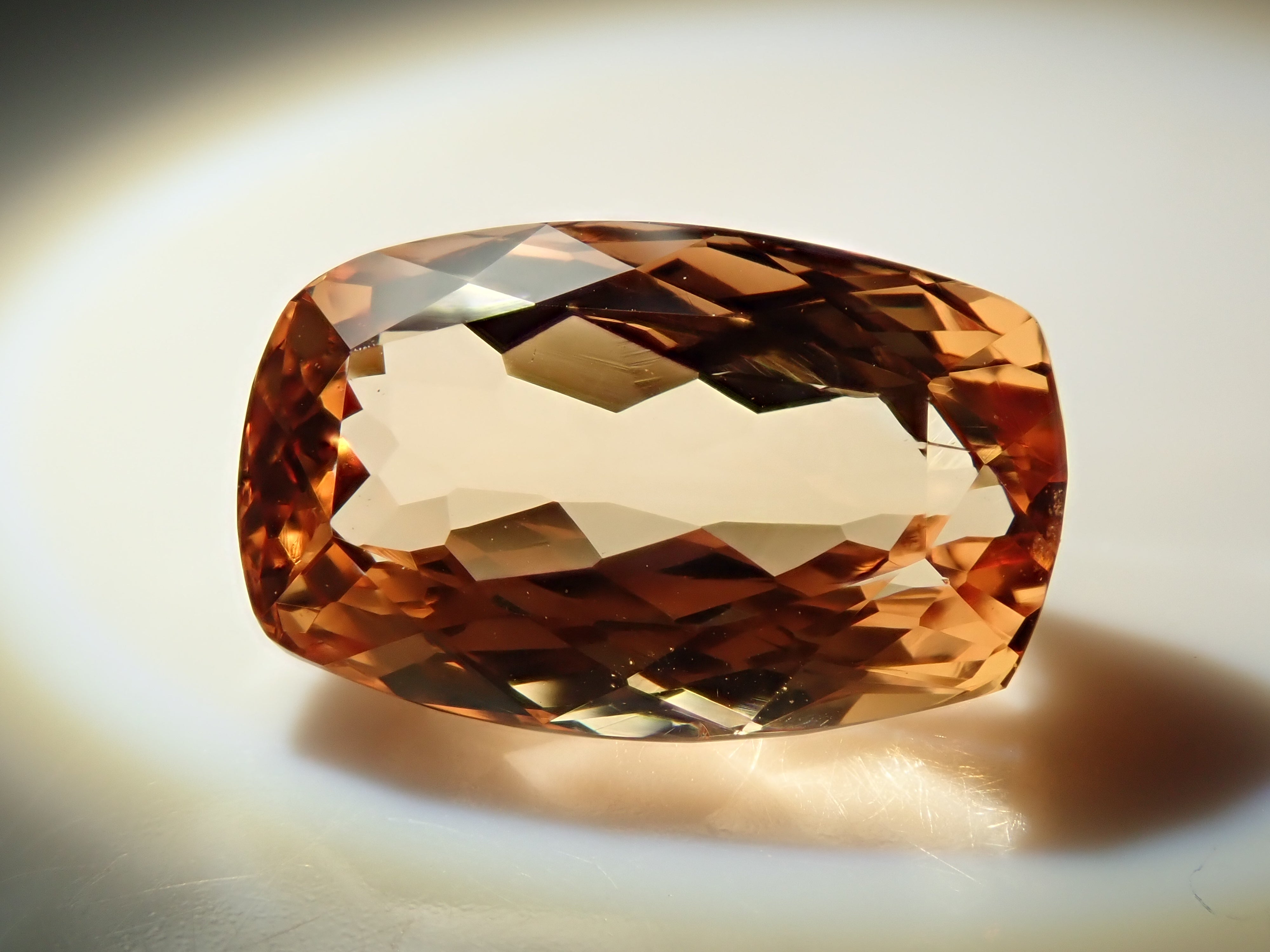 【12559339掲載】ブラジル産インペリアルトパーズ 4.321ctルース