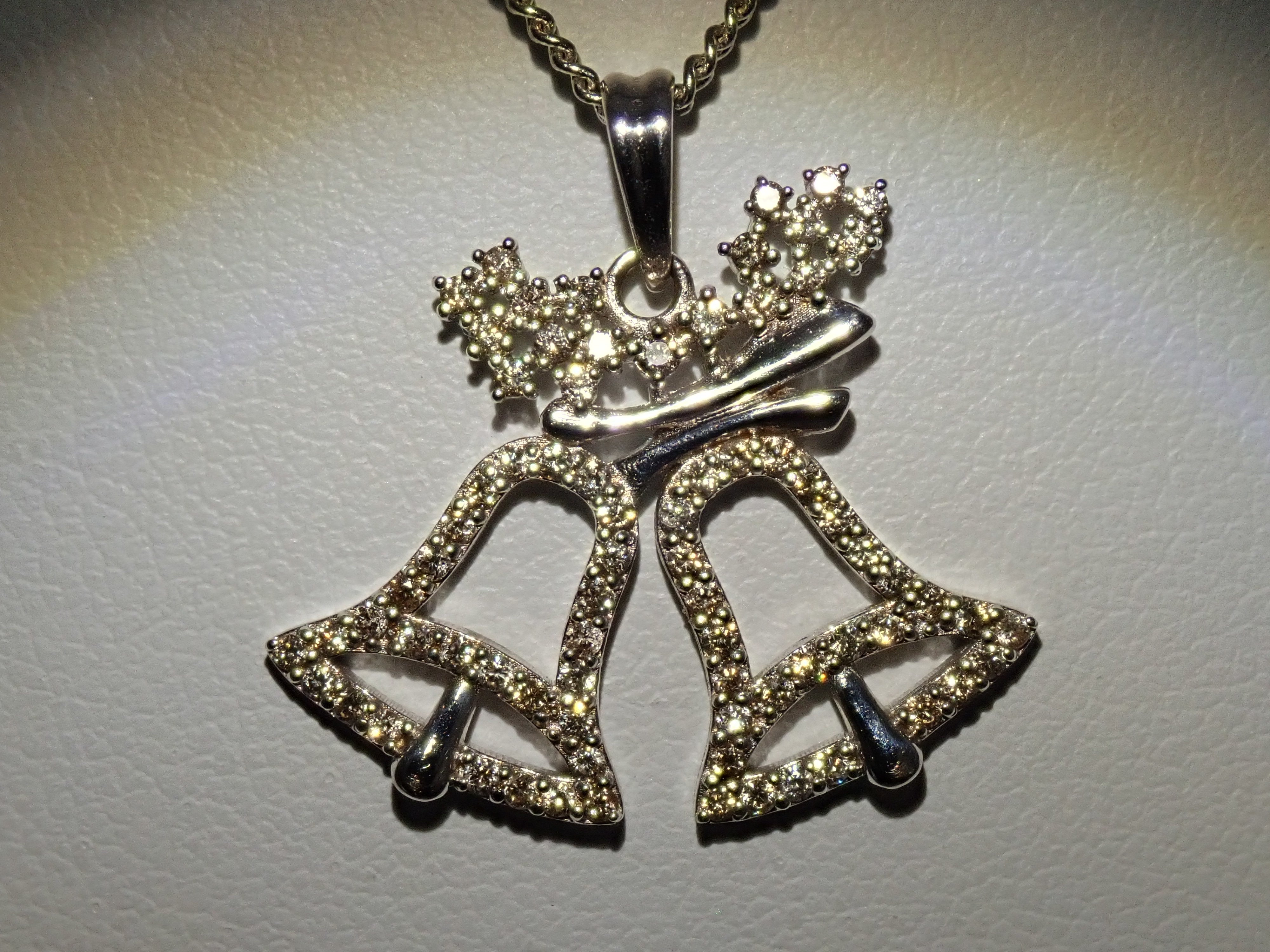 K18WG ダイヤモンド 0.5ct ペンダント(ネックレス)