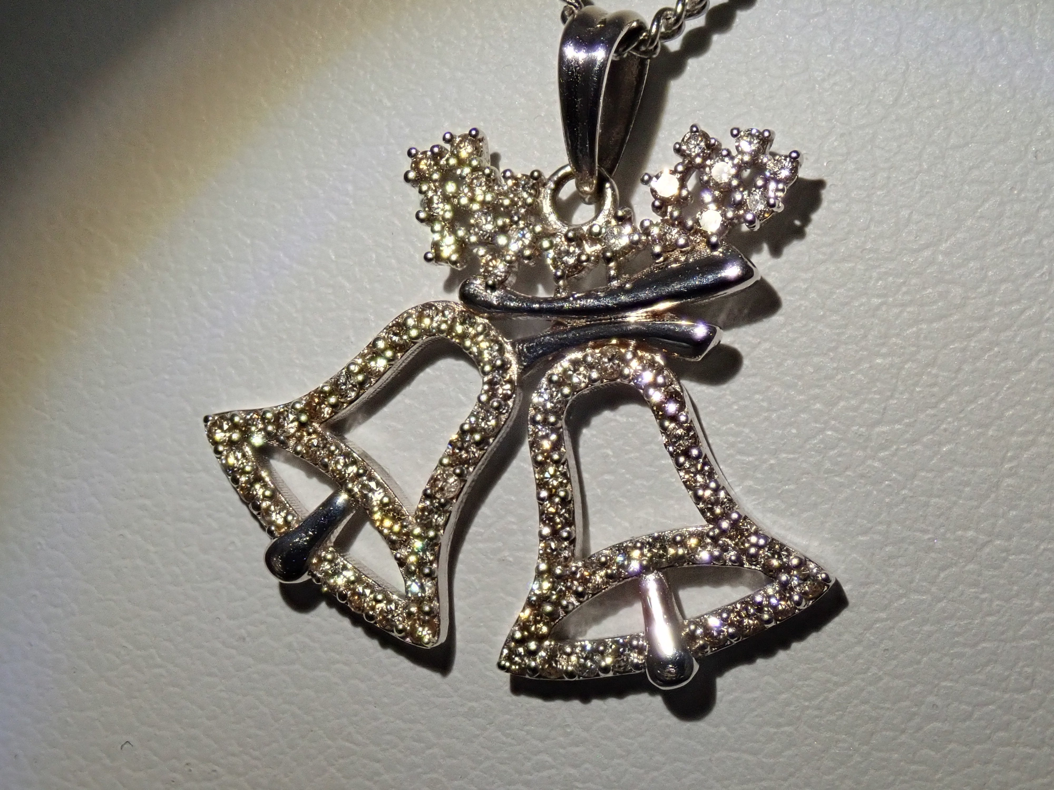 K18WG ダイヤモンド 0.5ct ペンダント(ネックレス)
