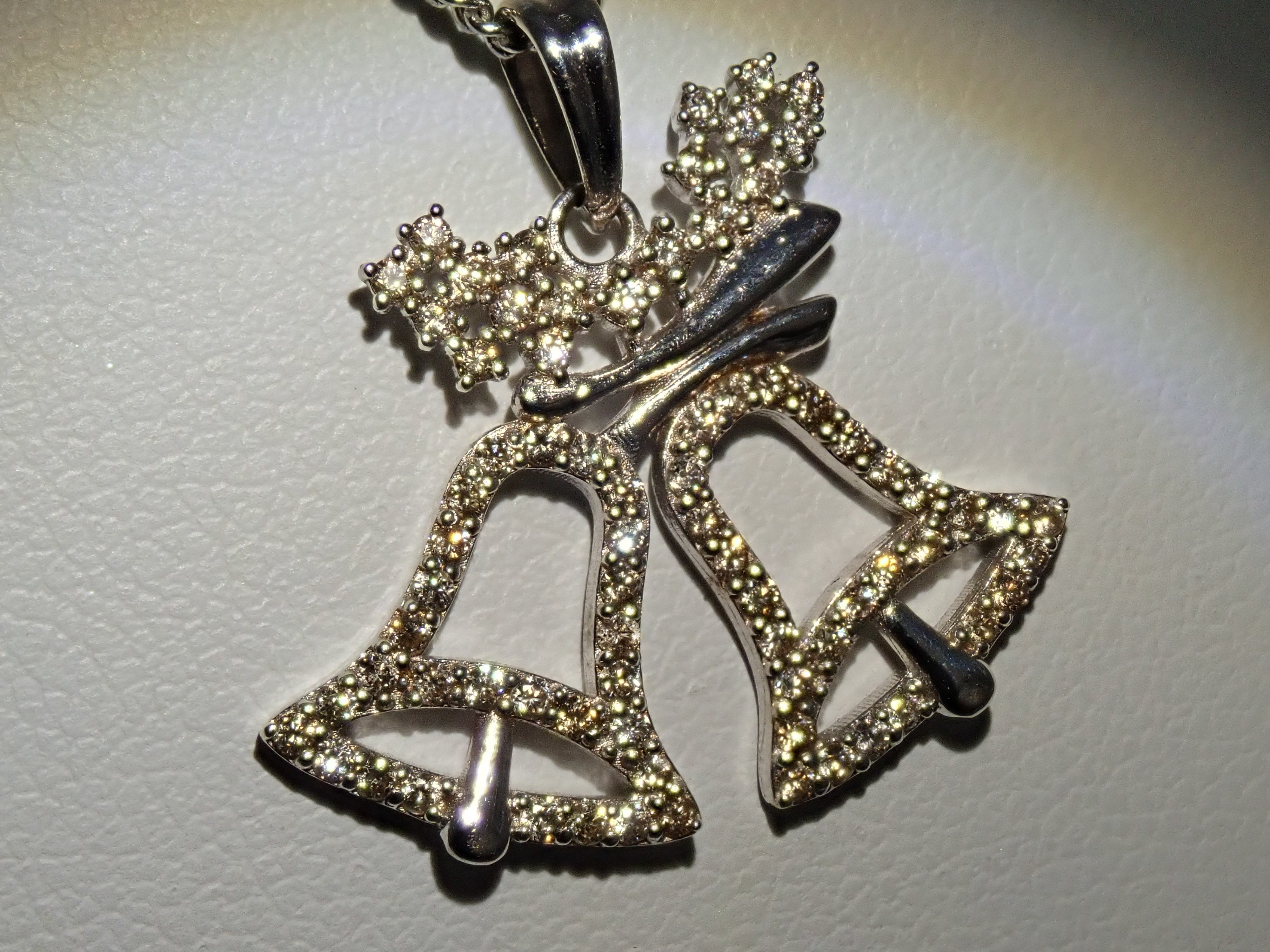 K18WG ダイヤモンド 0.5ct ペンダント(ネックレス)