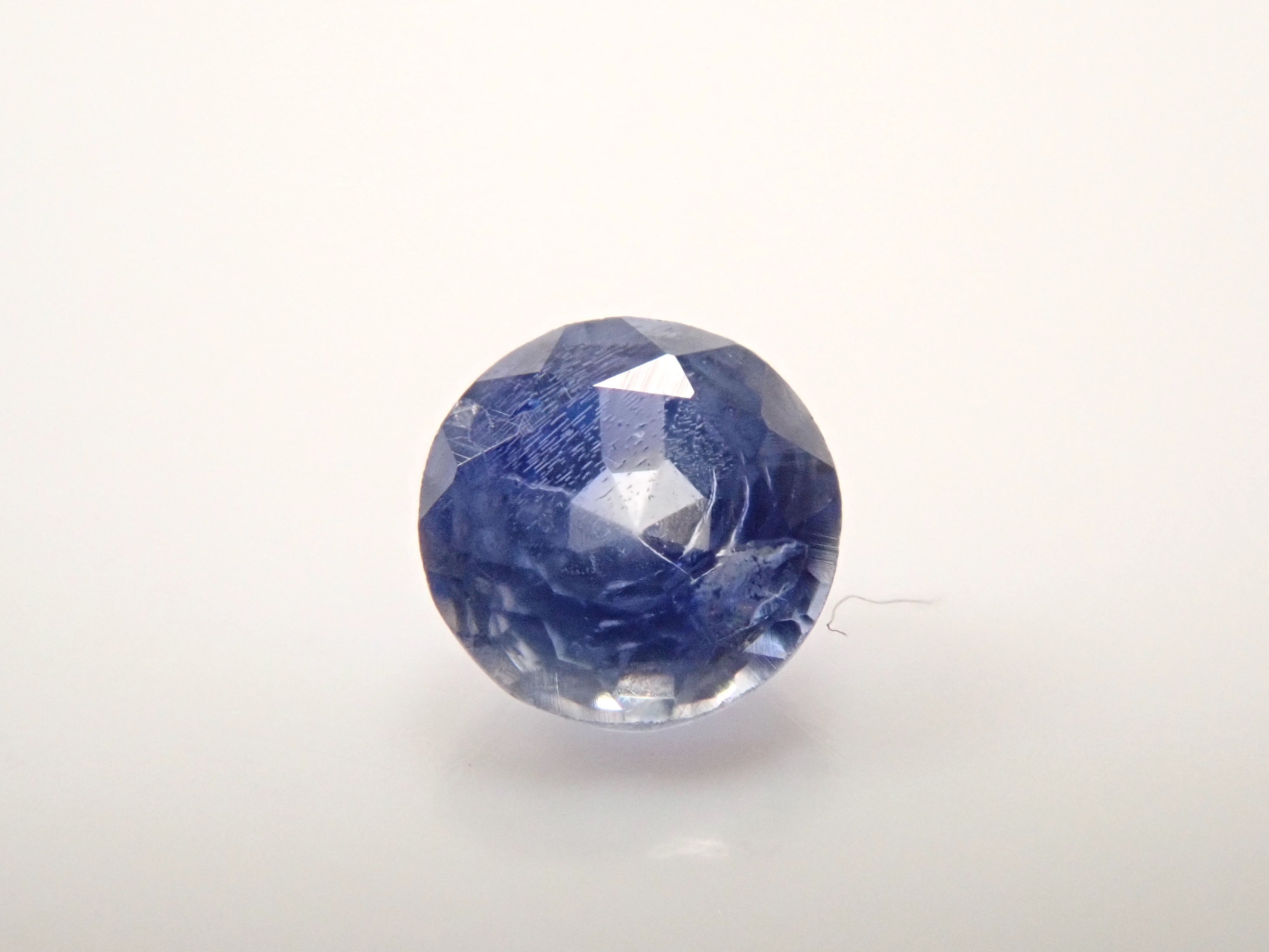 【抽籤販售0531_04】喀什米爾未經加熱藍寶石 2.6mm/0.100ct 裸石 GIA