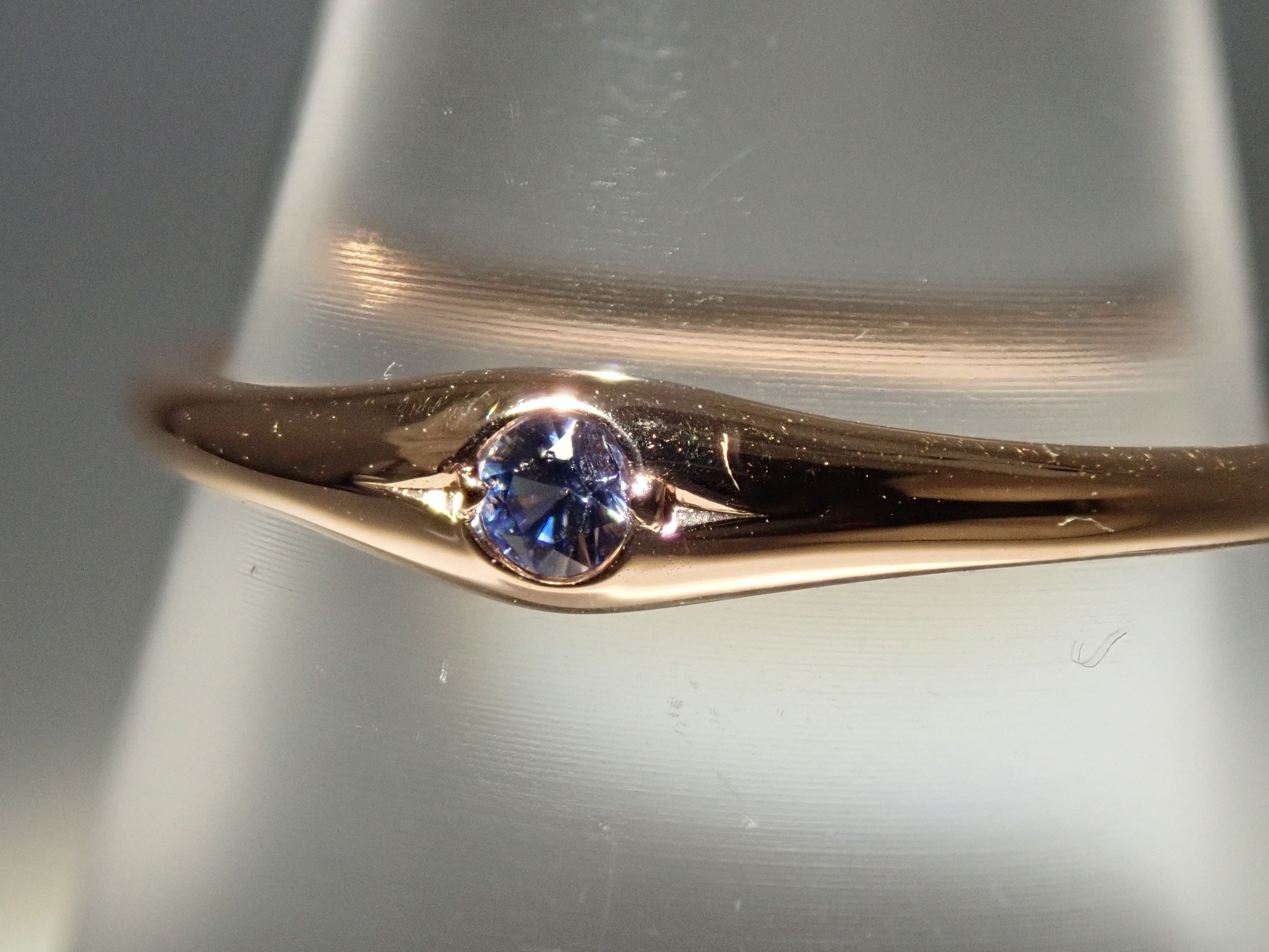 【22602613掲載】【カラフリ】K18PG ベニトアイト 0.03ct ペンダントトップ(ネックレストップ)