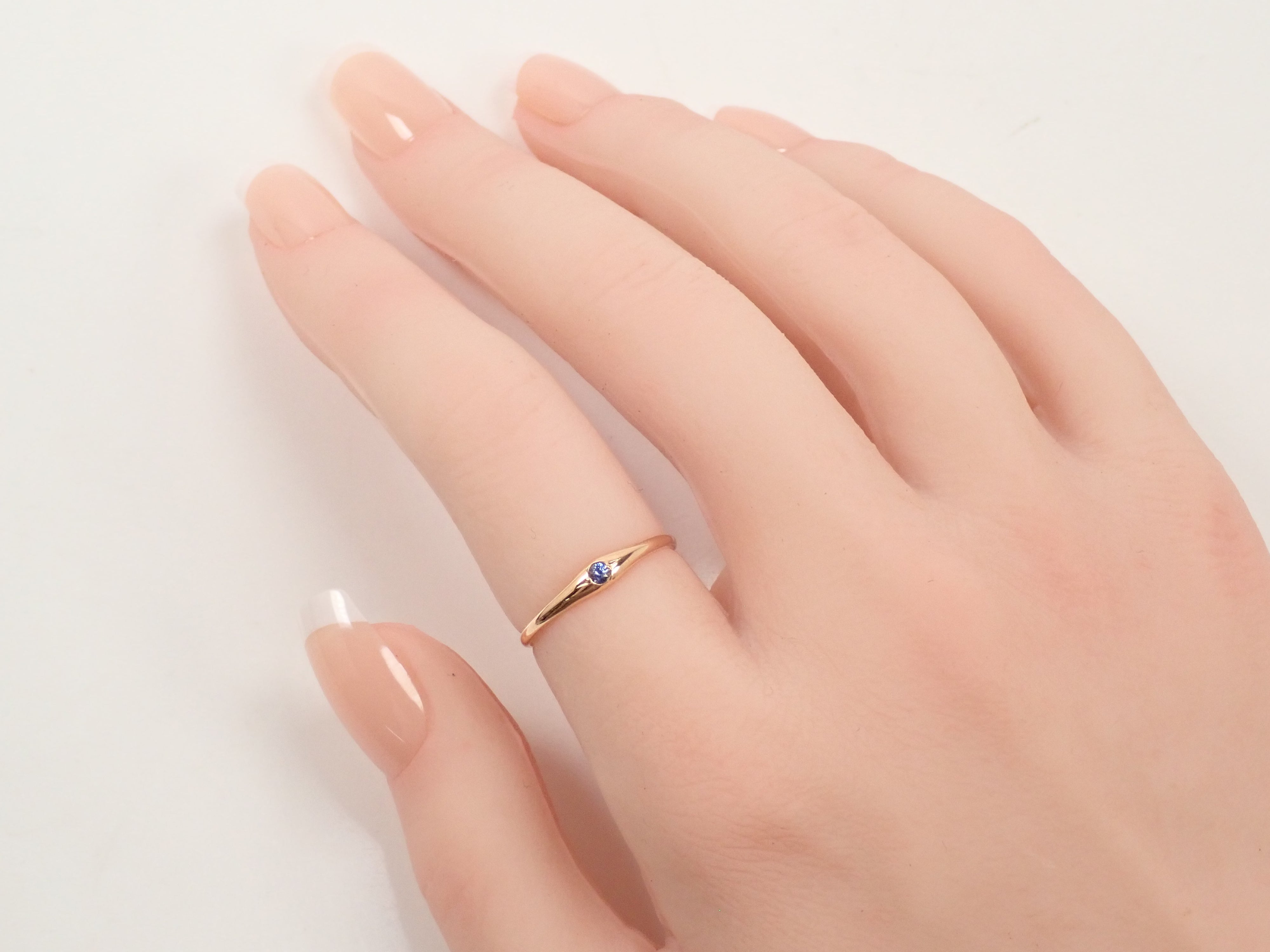 【22602613掲載】【カラフリ】K18PG ベニトアイト 0.03ct ペンダントトップ(ネックレストップ)