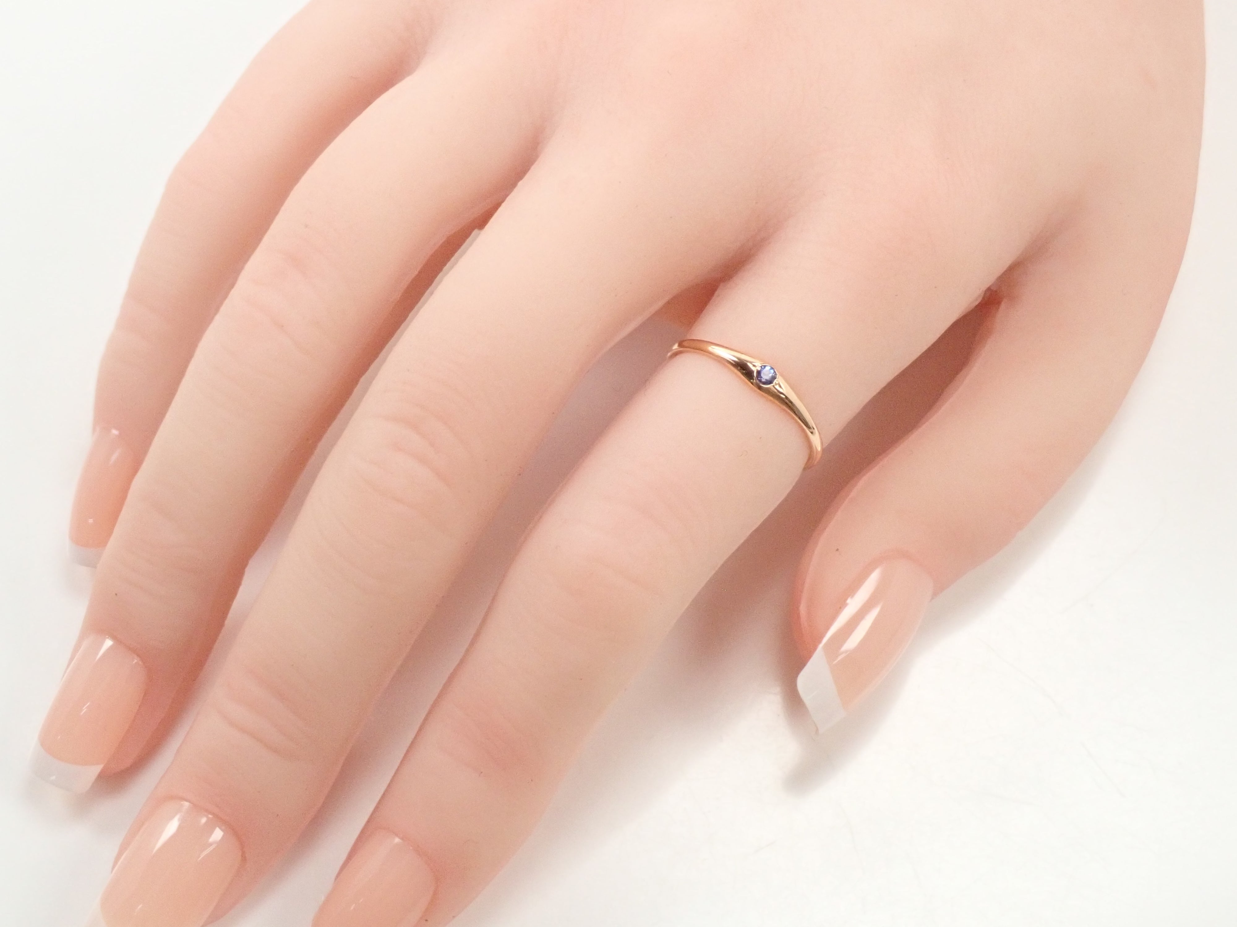 【22602613掲載】【カラフリ】K18PG ベニトアイト 0.03ct ペンダントトップ(ネックレストップ)