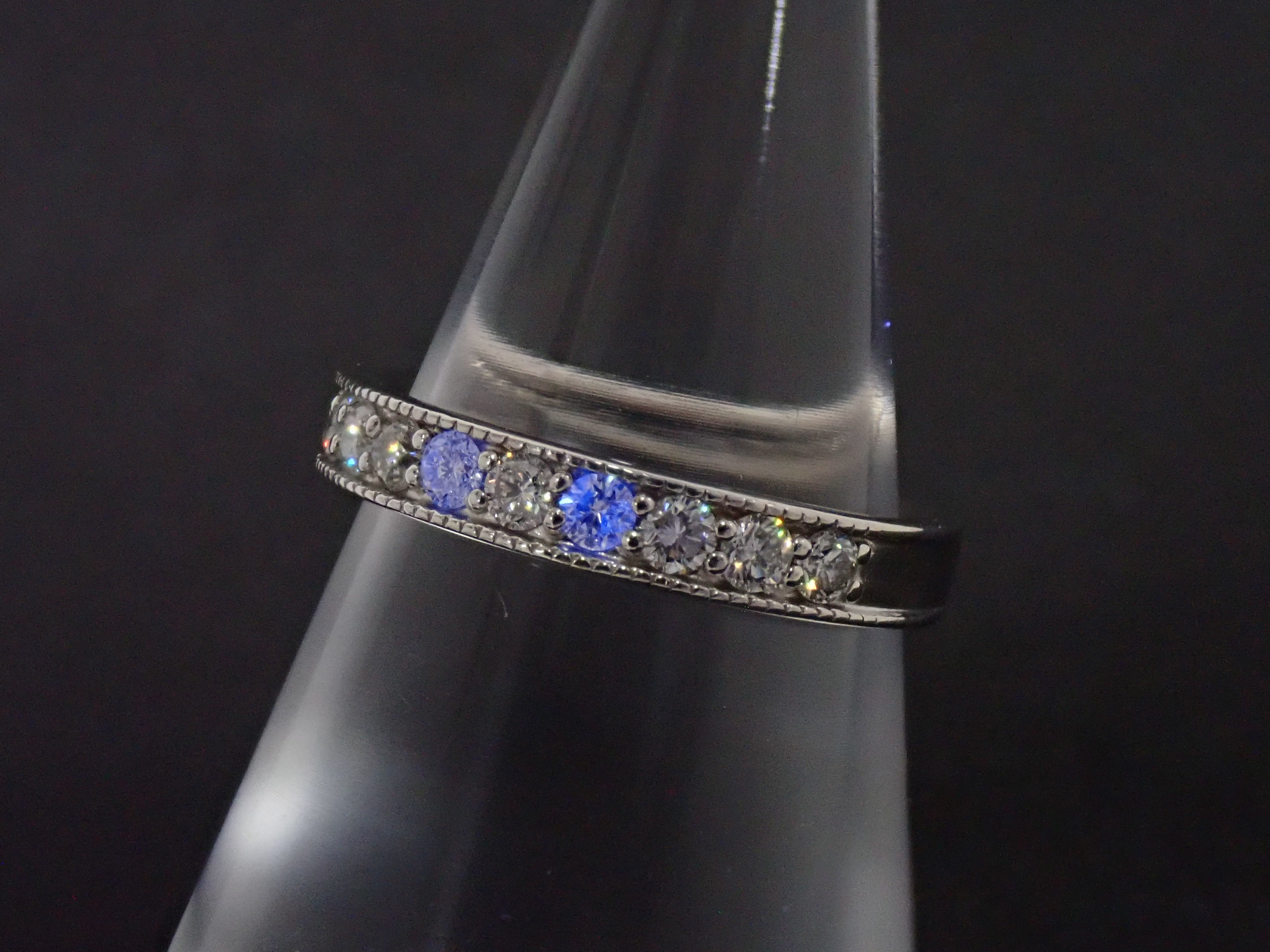 【22602617掲載】K18WG ダイヤモンド 0.5ct リング