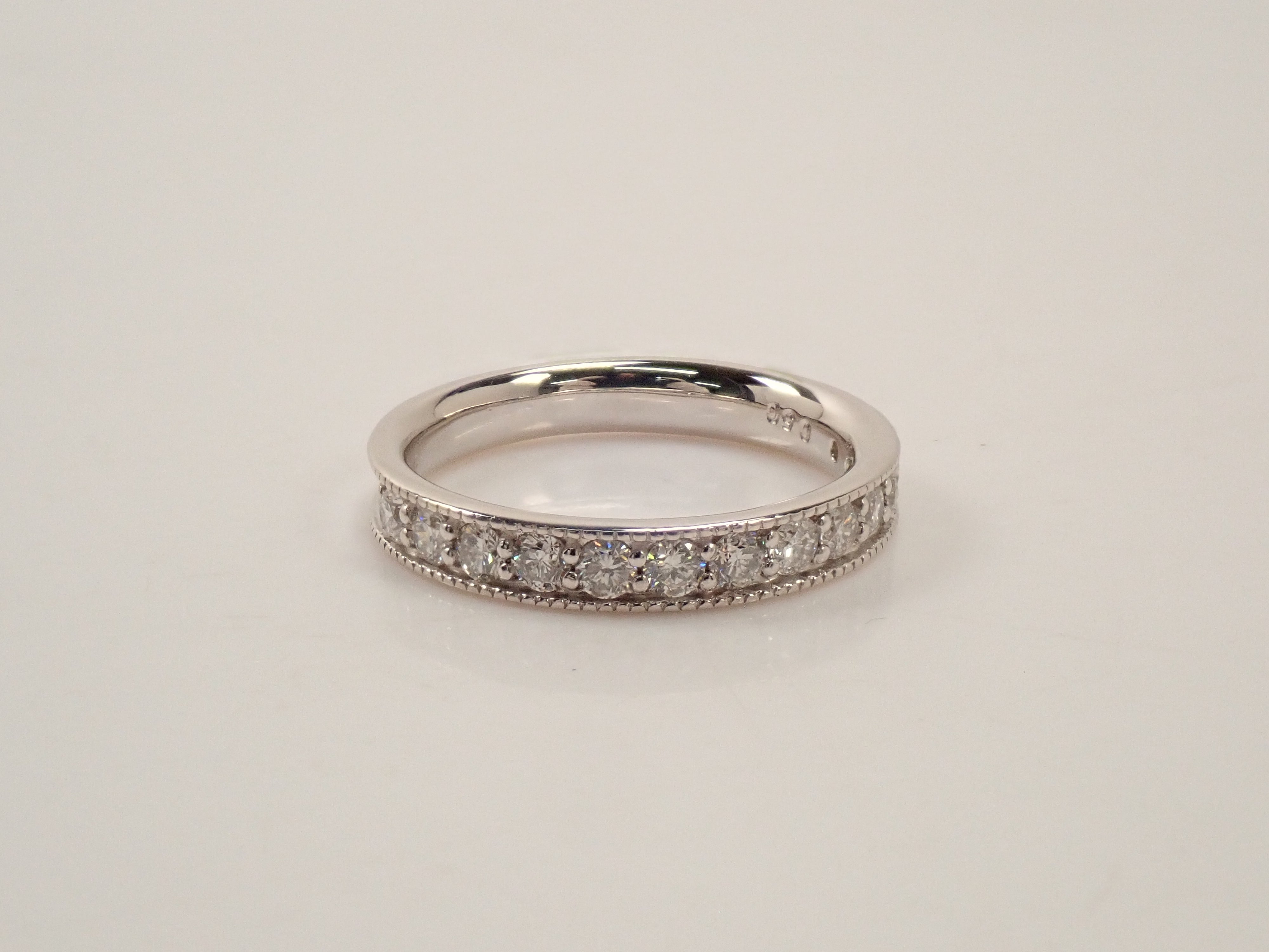 【22602617掲載】K18WG ダイヤモンド 0.5ct リング