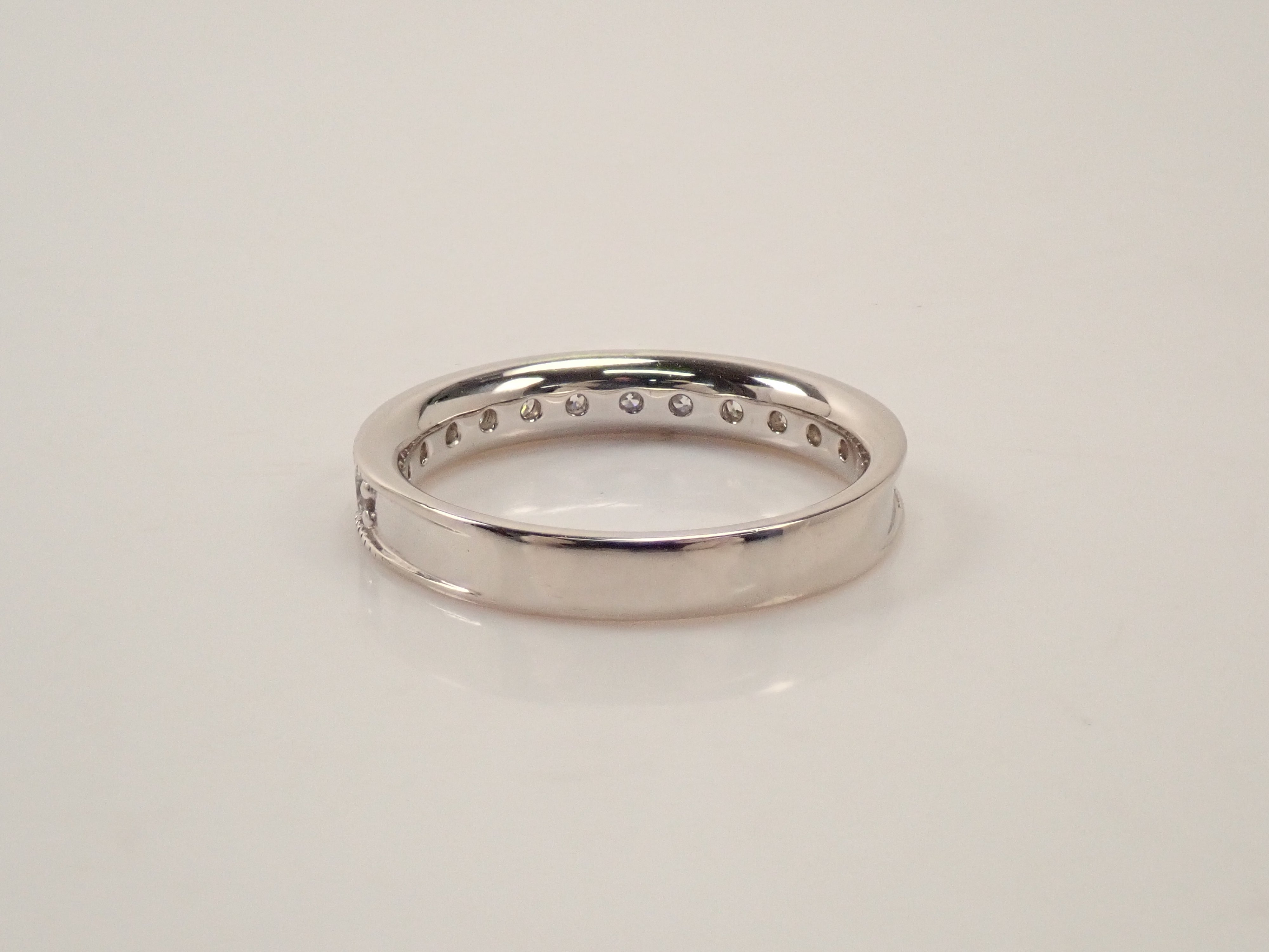 【22602617掲載】K18WG ダイヤモンド 0.5ct リング