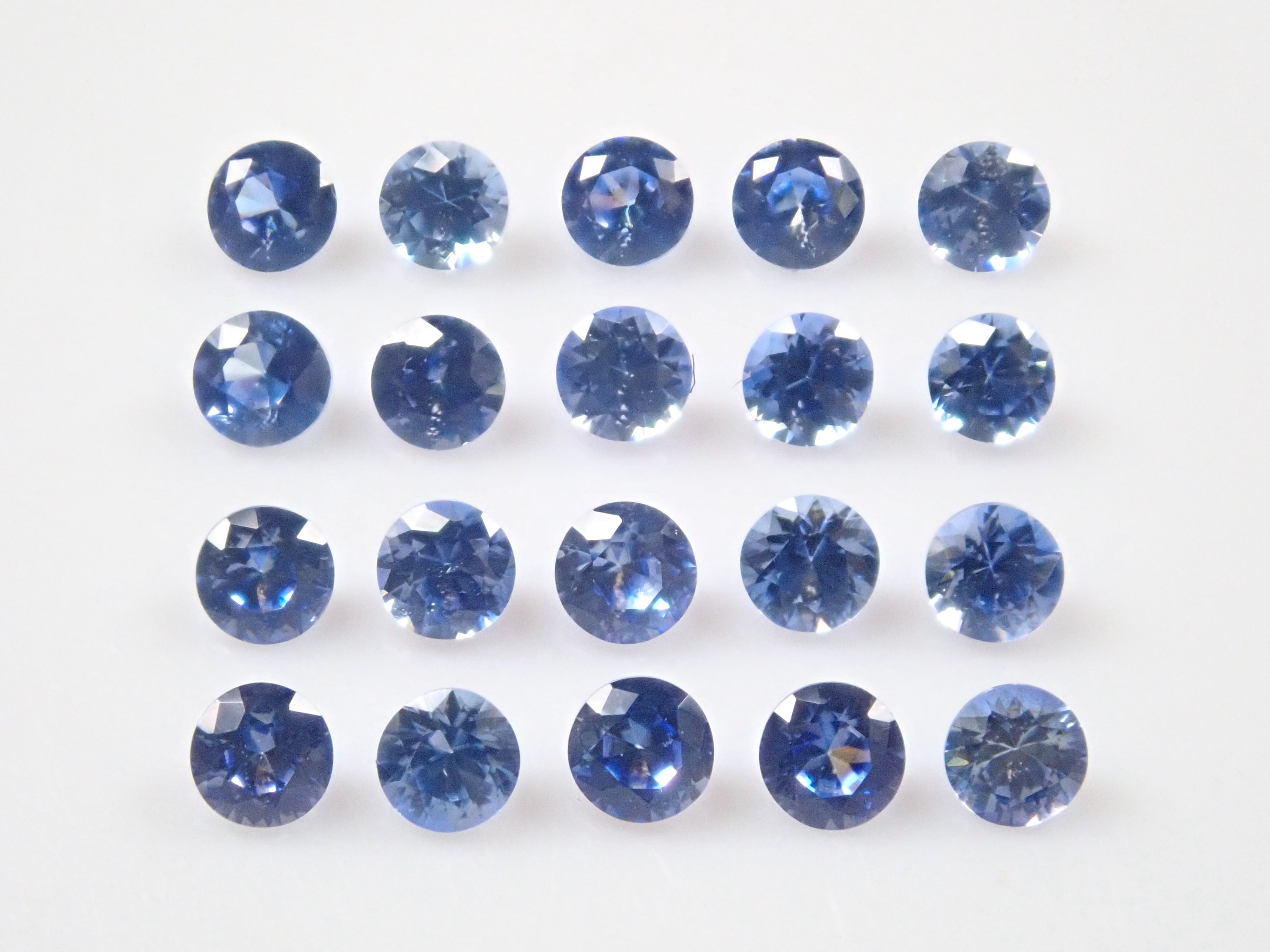 藍錐石 1 石(圓形切割,2.0mm)《可多次購買優惠》