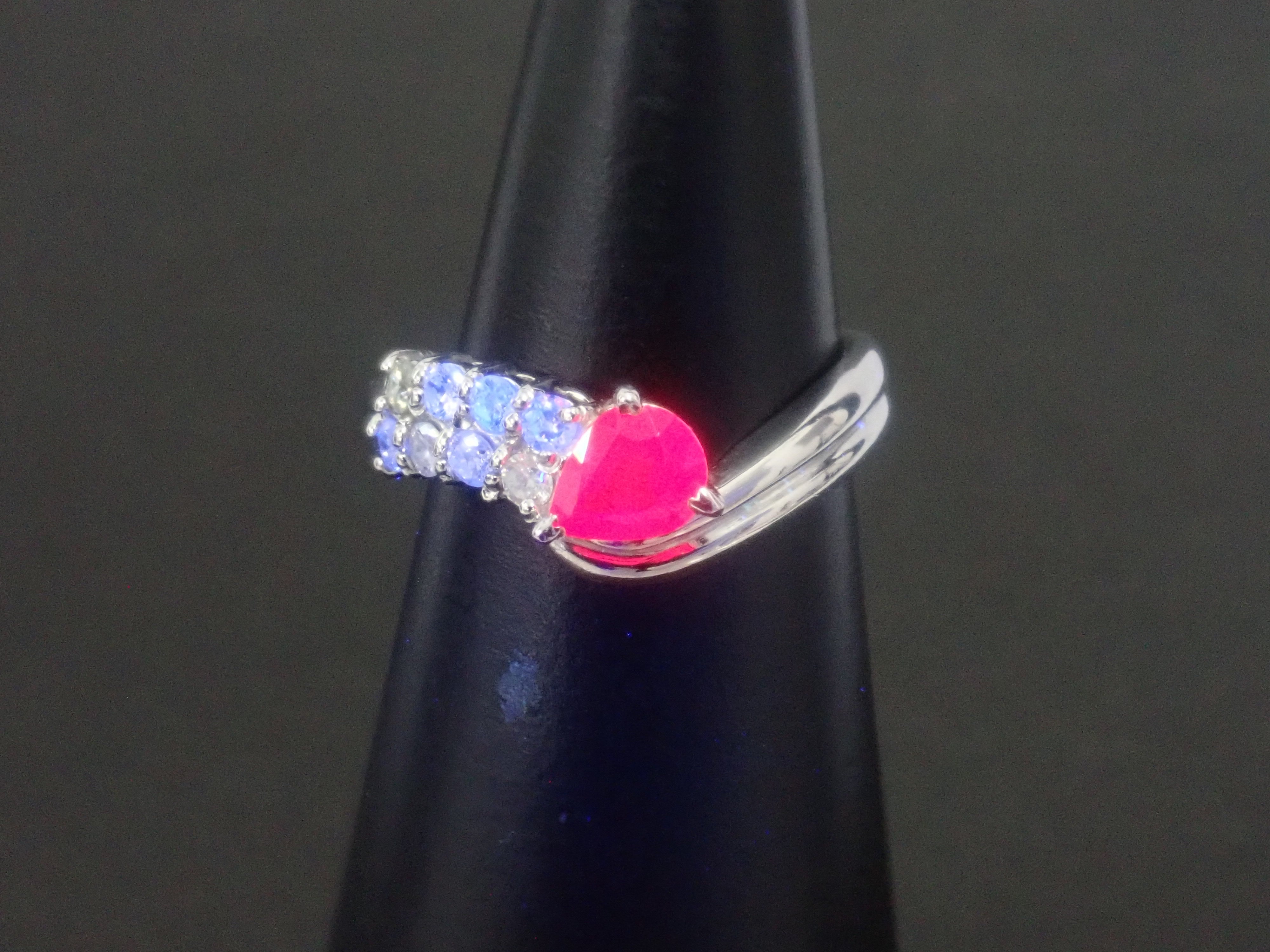 【22602645掲載】【カラフリ】Pt900 ルビー 0.6ct リング