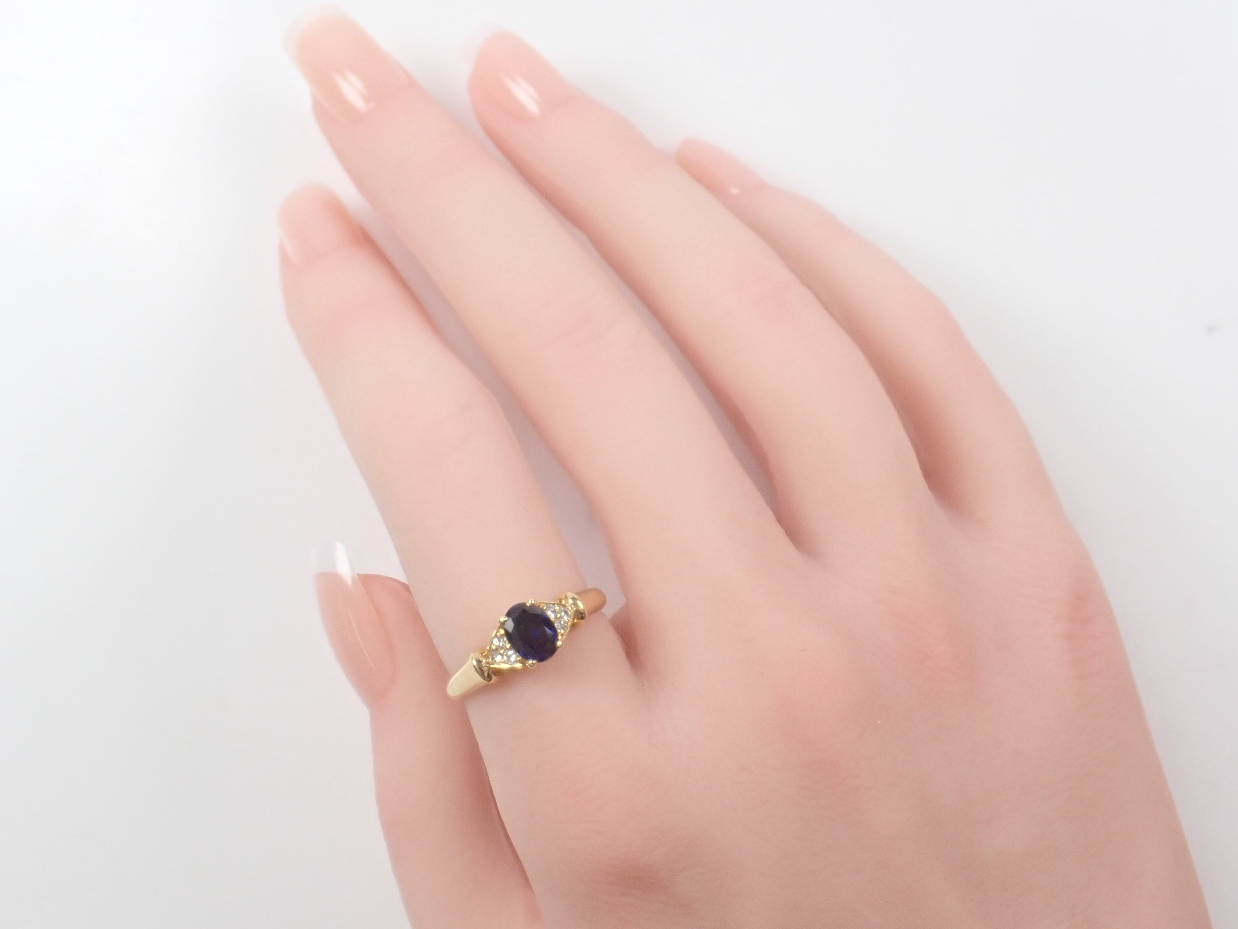 【22602647刊載】【Karafuru】K18 藍寶石戒指