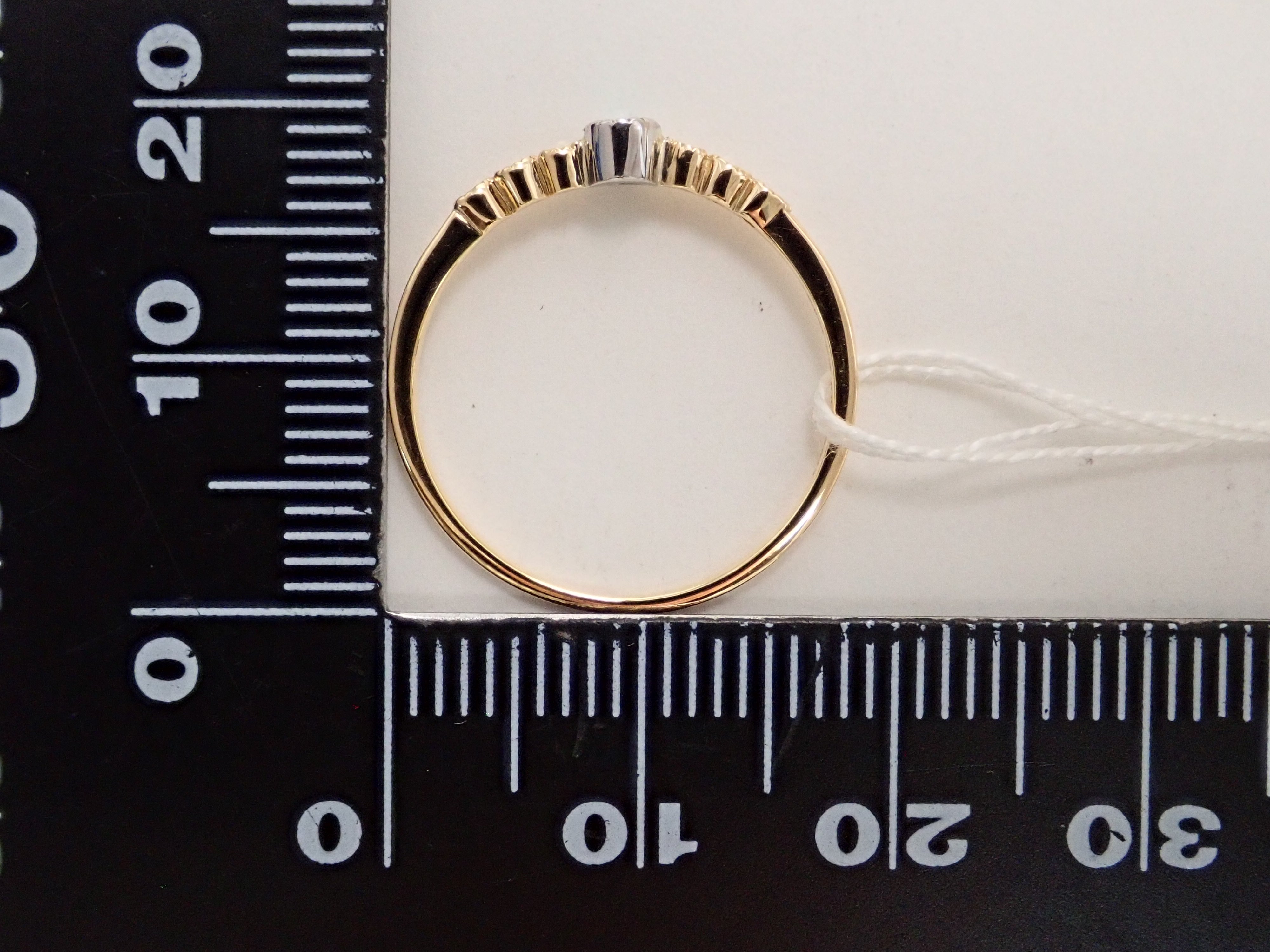 【22602592掲載】K18/Pt950 ブラジル産パライバトルマリン 0.045ct リング
