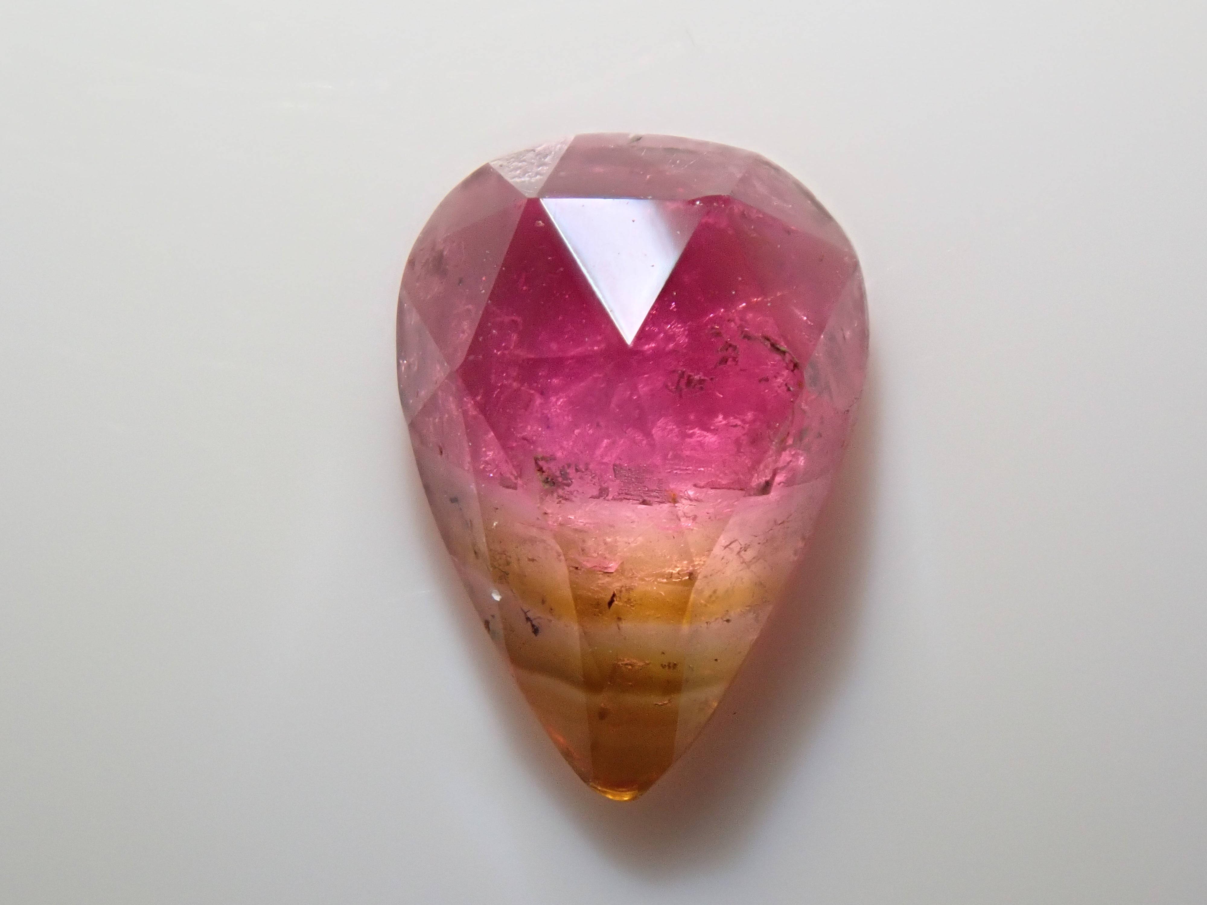 バイカラートルマリン 0.549ctルース(ローズカット)