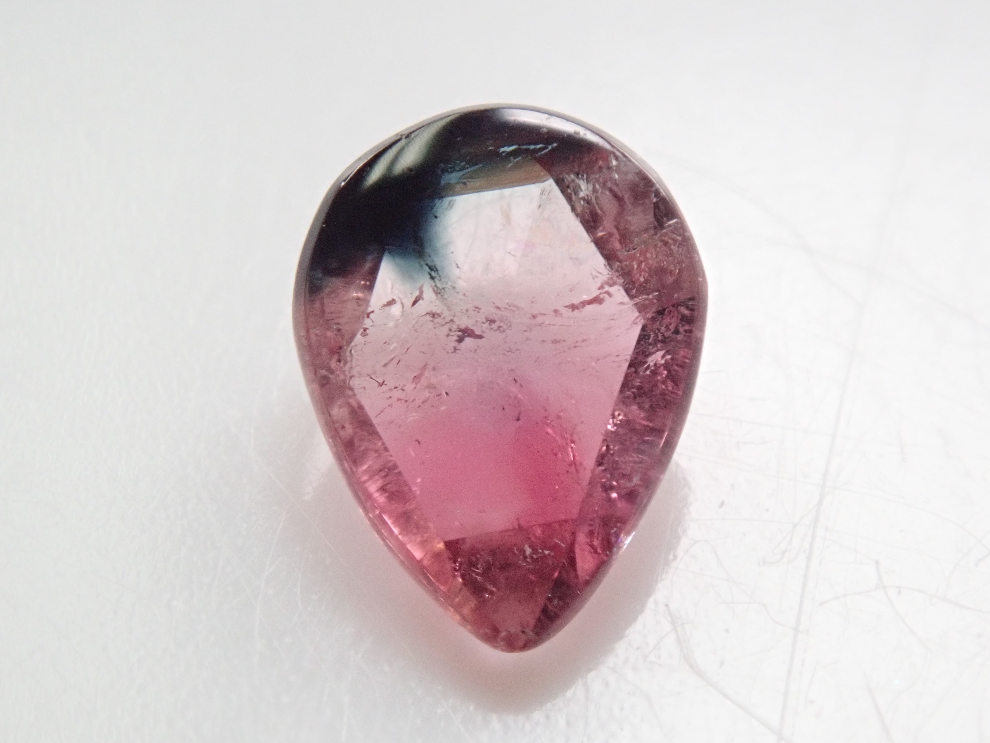 バイカラートルマリン 0.505ctルース(ローズカット)