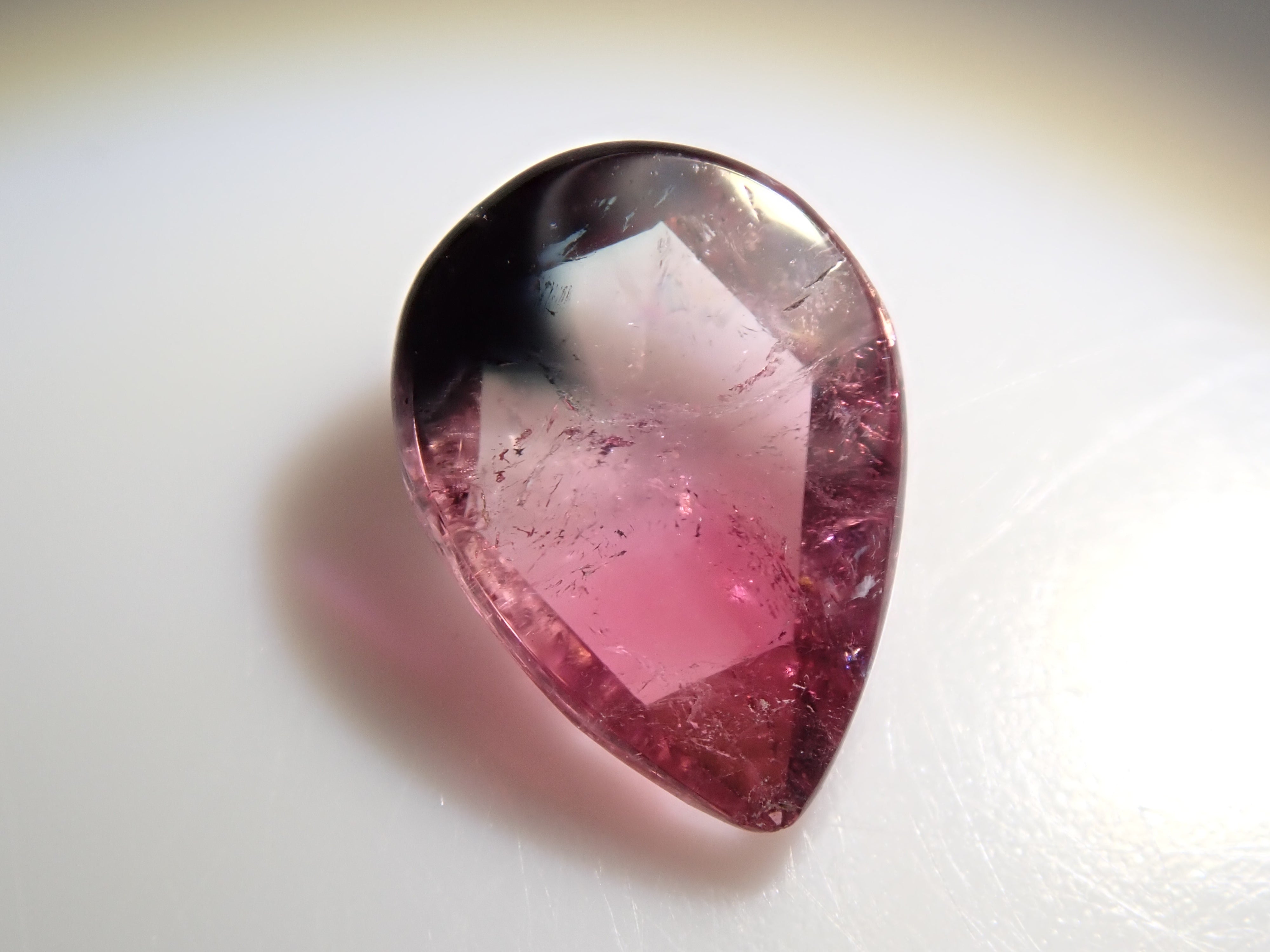 バイカラートルマリン 0.505ctルース(ローズカット)