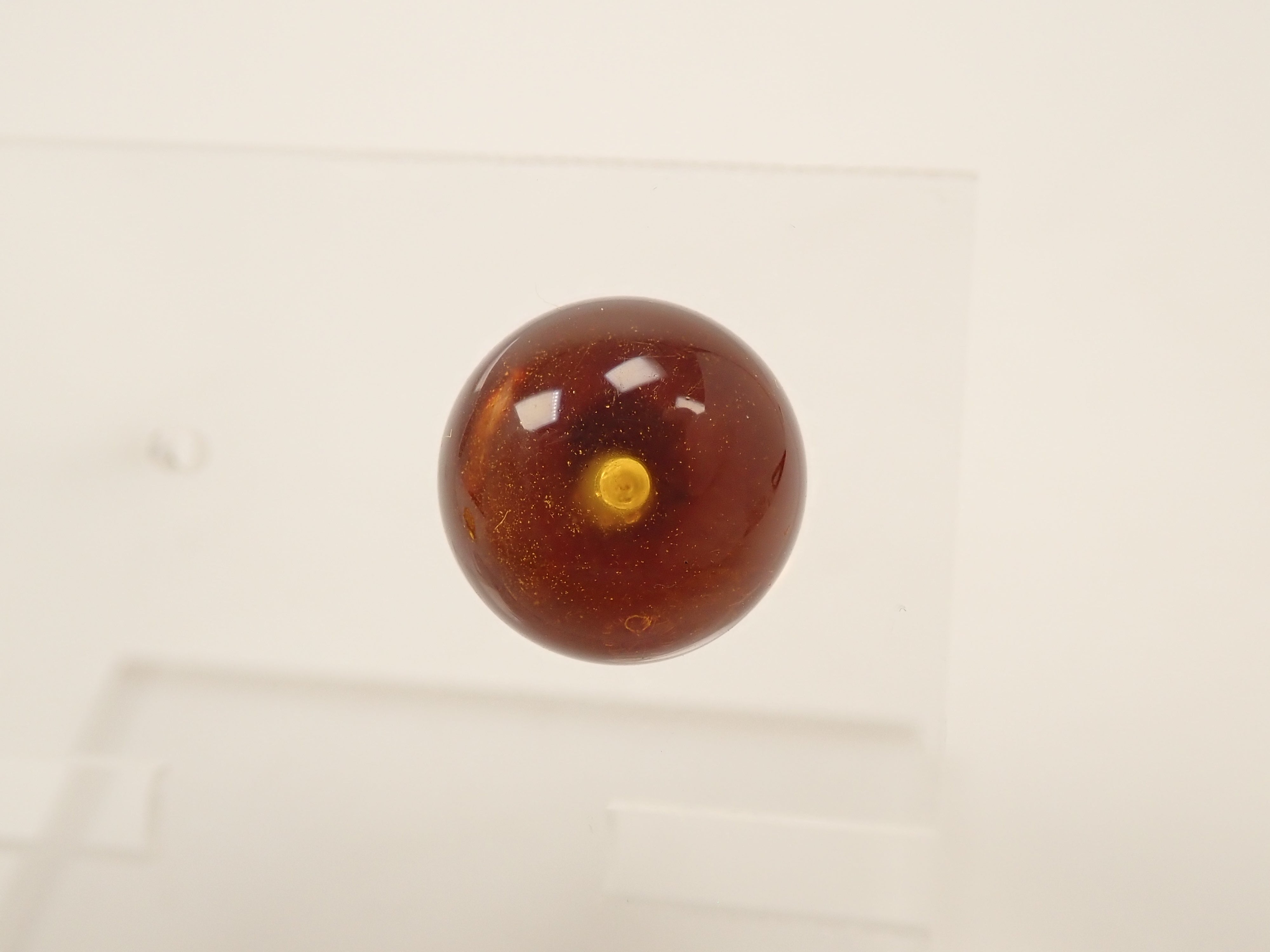 K18 琥珀(こはく)/コパル ピアス