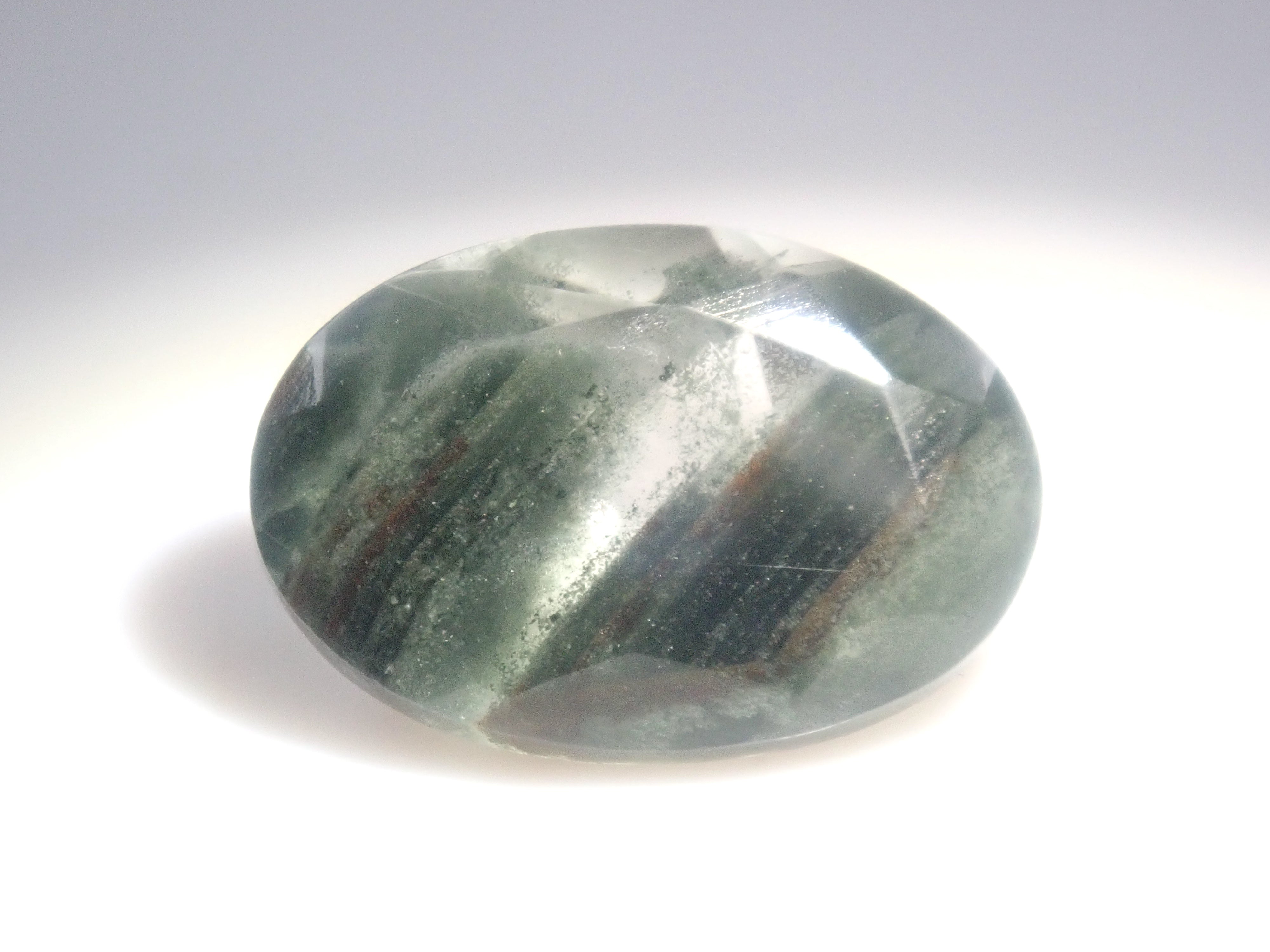 【7/6 22時販売】《限定29石》インド産グリーンファントムクォーツ(平均1.1ct)《複数購入割引有》