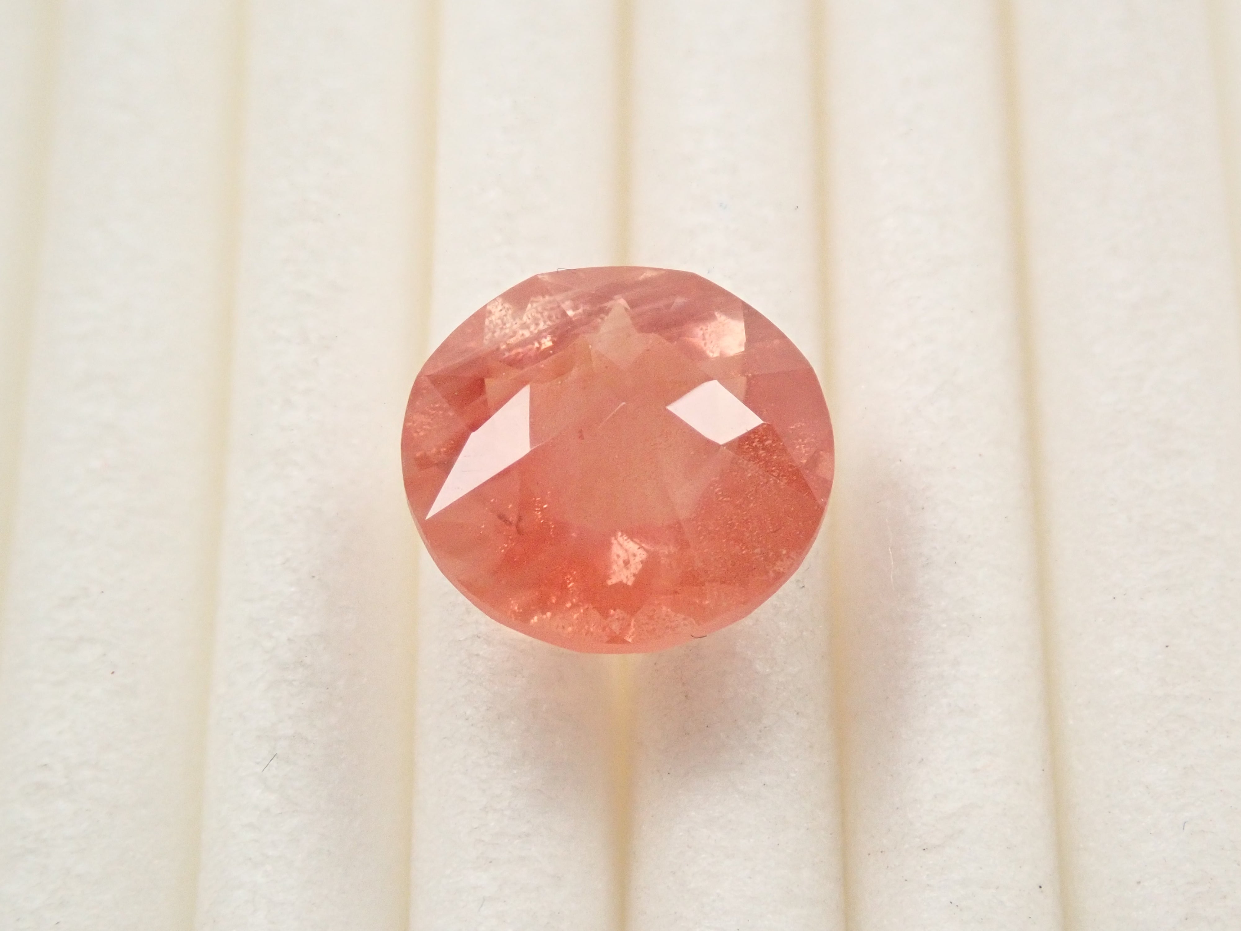 【カメリアカット】オレゴンサンストーン 2.102ct《コラボ》ルース ワッペン