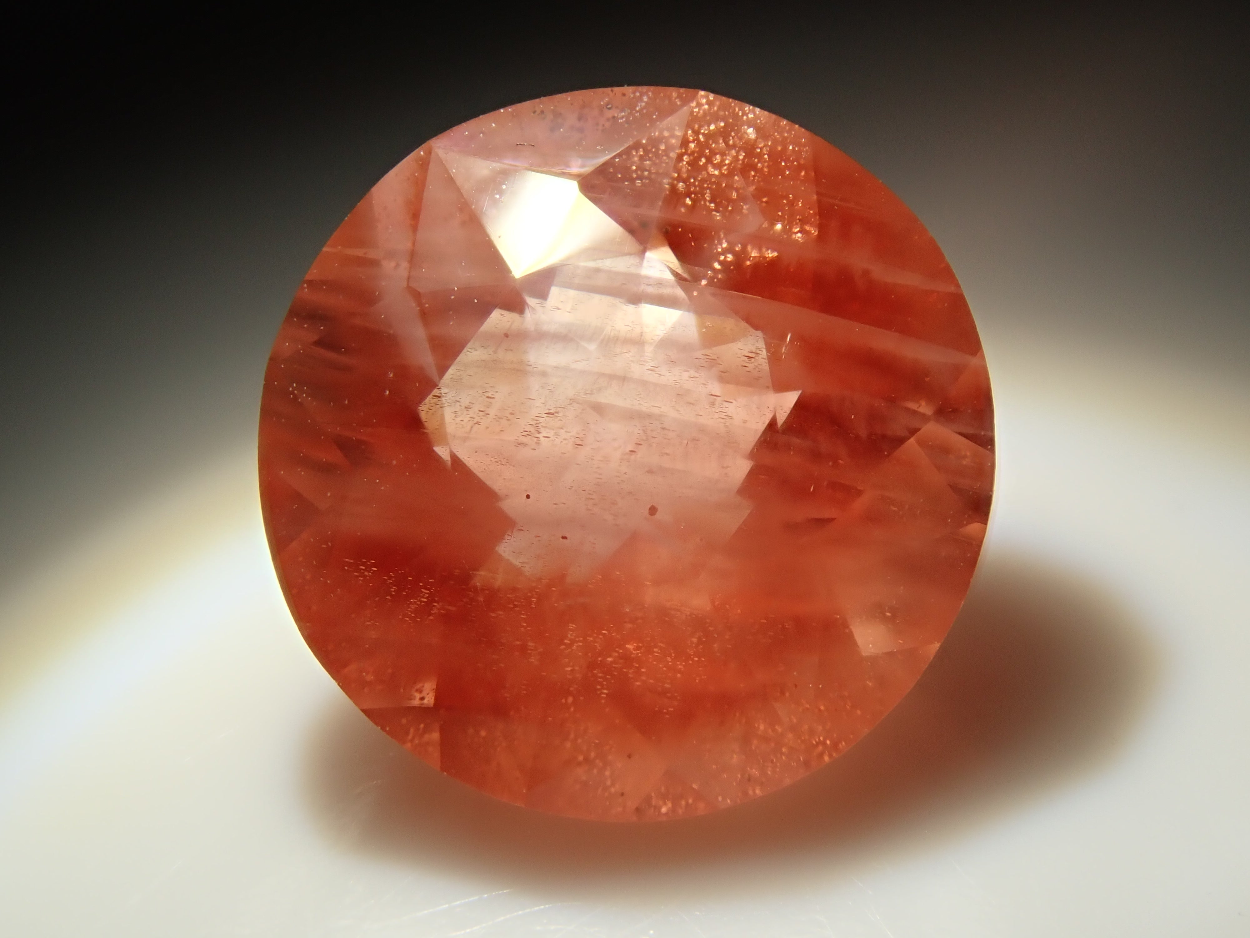 【カメリアカット】オレゴンサンストーン 2.102ct《コラボ》ルース ワッペン