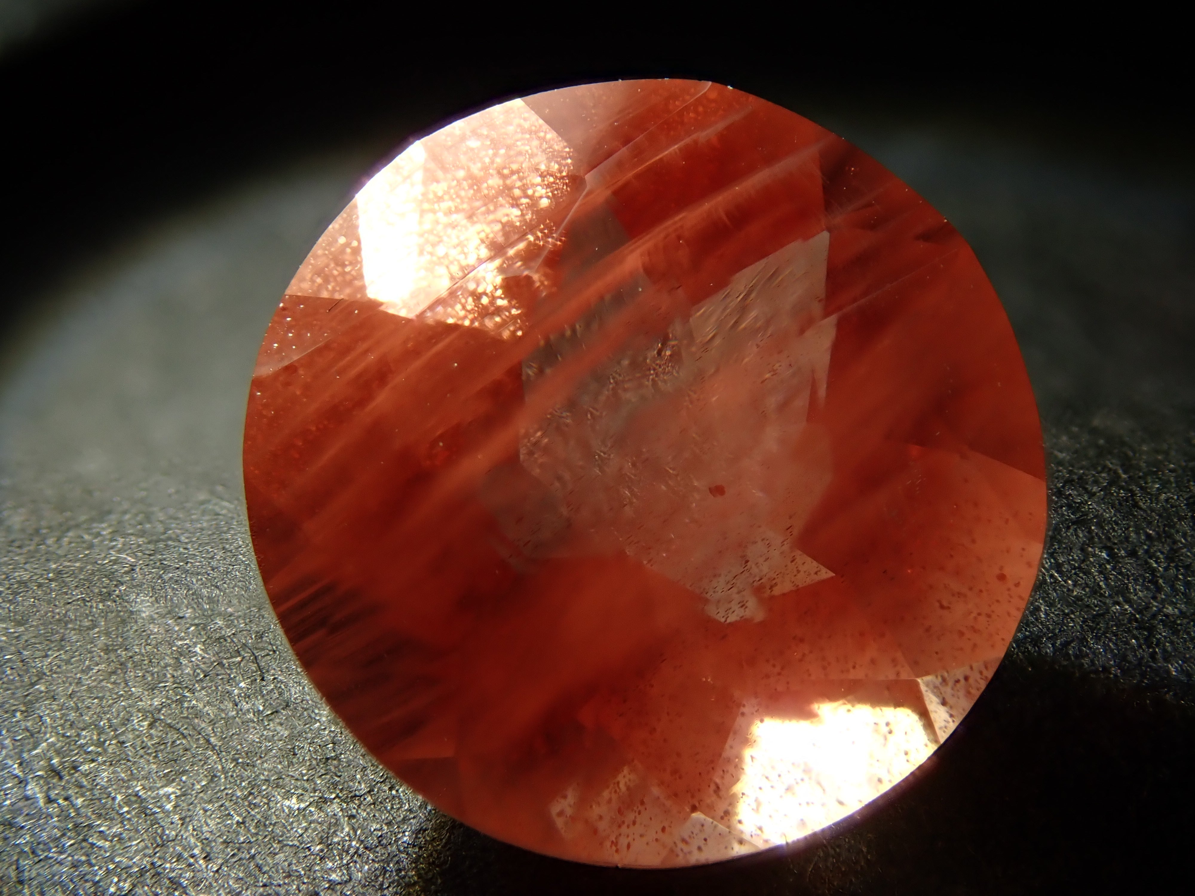 【カメリアカット】オレゴンサンストーン 2.102ct《コラボ》ルース ワッペン