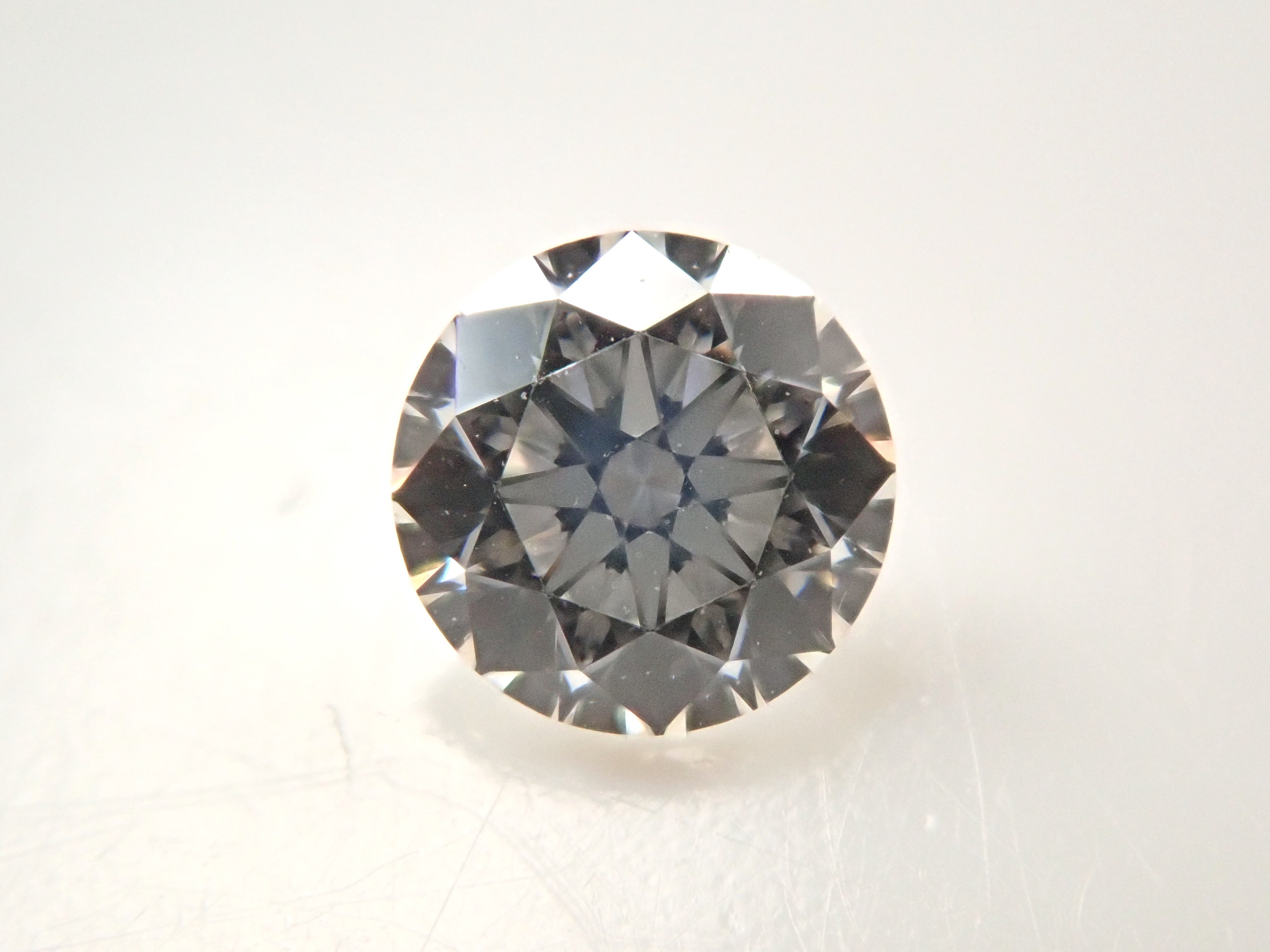 ダイヤモンド(H&C) 3.8mm/0.208ctルース(G, IF, 3Excellent H&C)