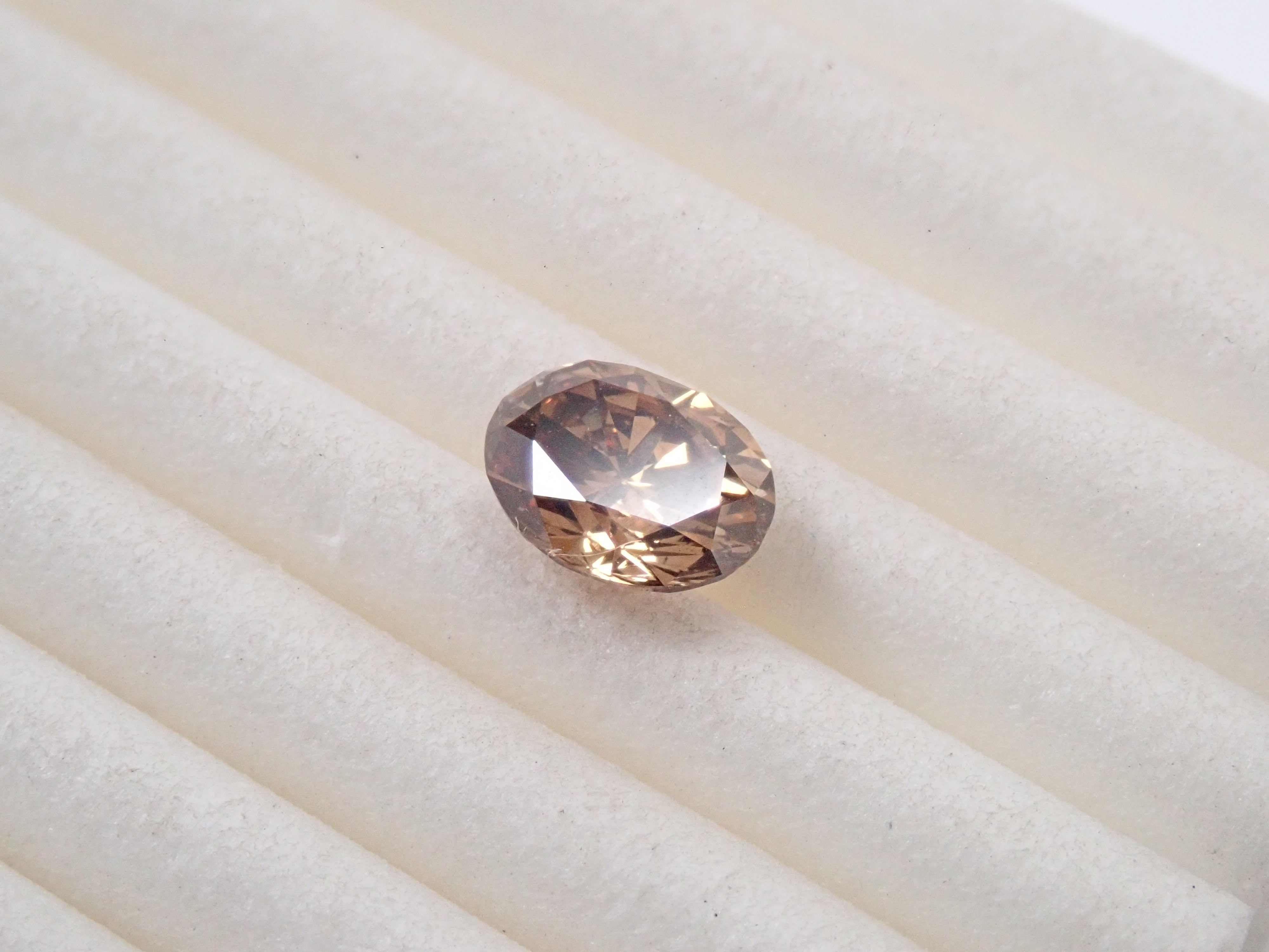 【7/18 22時販売】ブラウンダイヤモンド 0.778ctルース(FANCY BROWN, SI1)