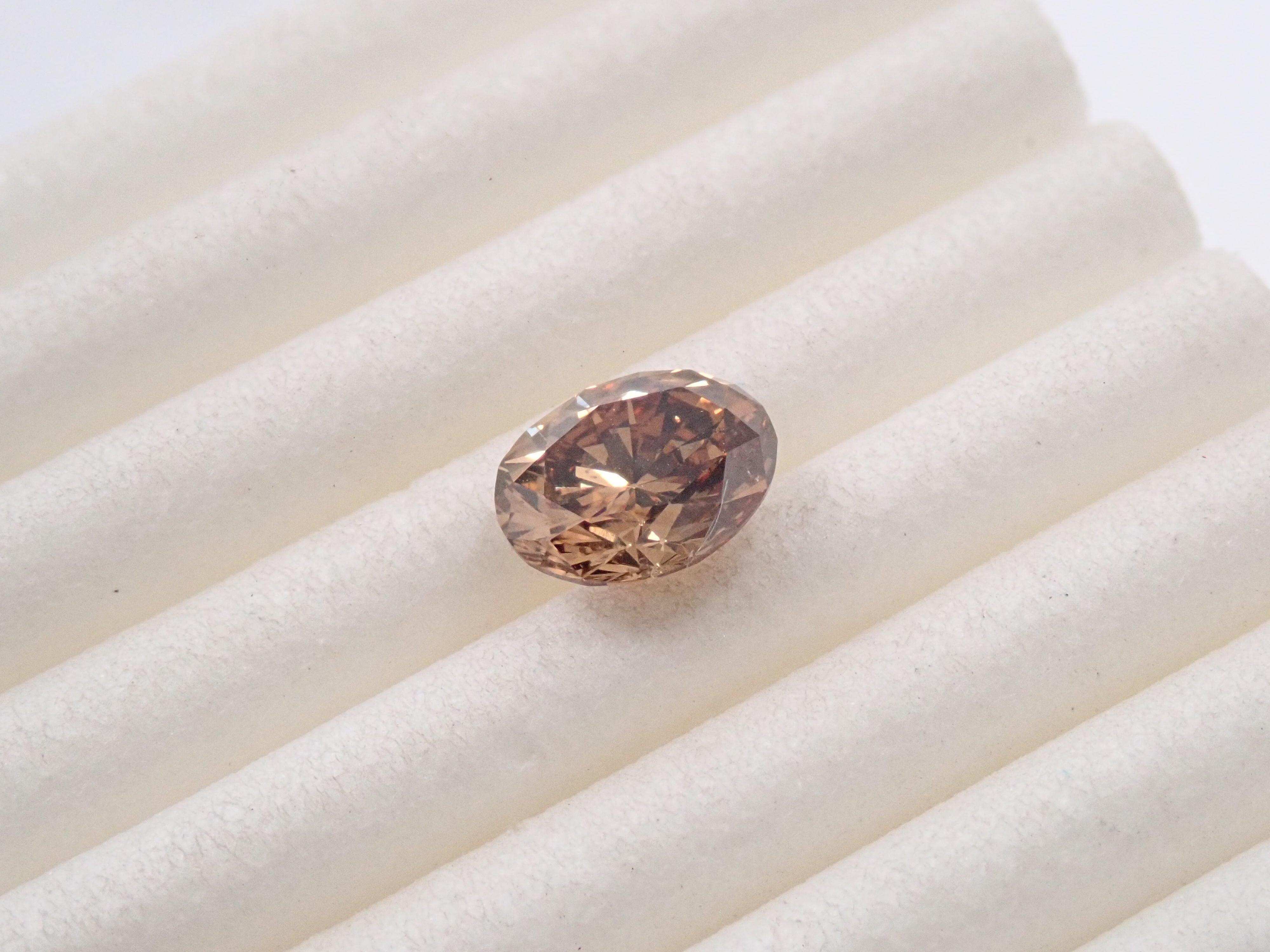 【7/18 22時販売】ブラウンダイヤモンド 0.778ctルース(FANCY BROWN, SI1)