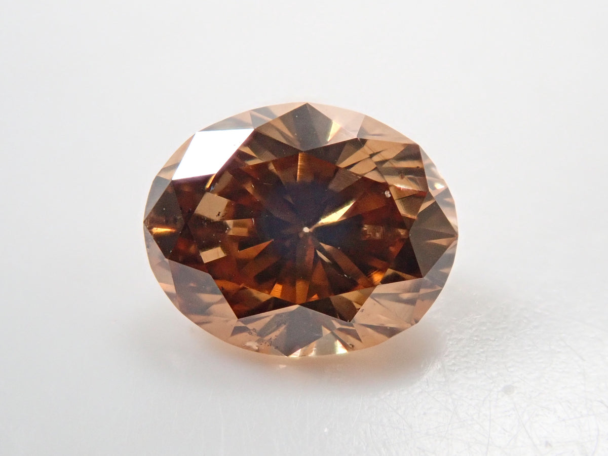 ブラウンダイヤモンド 0.778ctルース(FANCY BROWN, SI1)