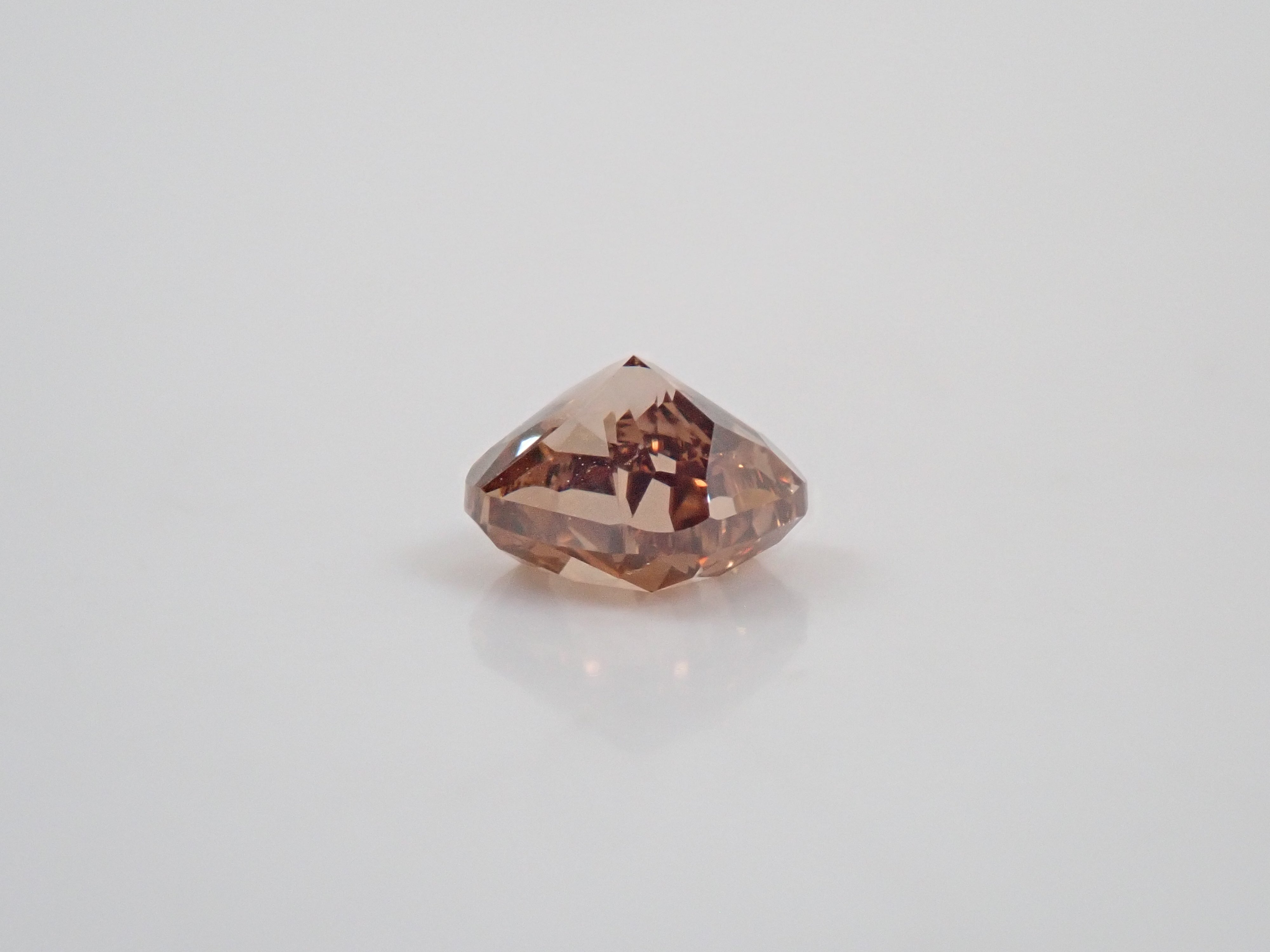 【7/18 22時販売】ブラウンダイヤモンド 0.728ctルース(FANCY DARK BROWN, SI2)