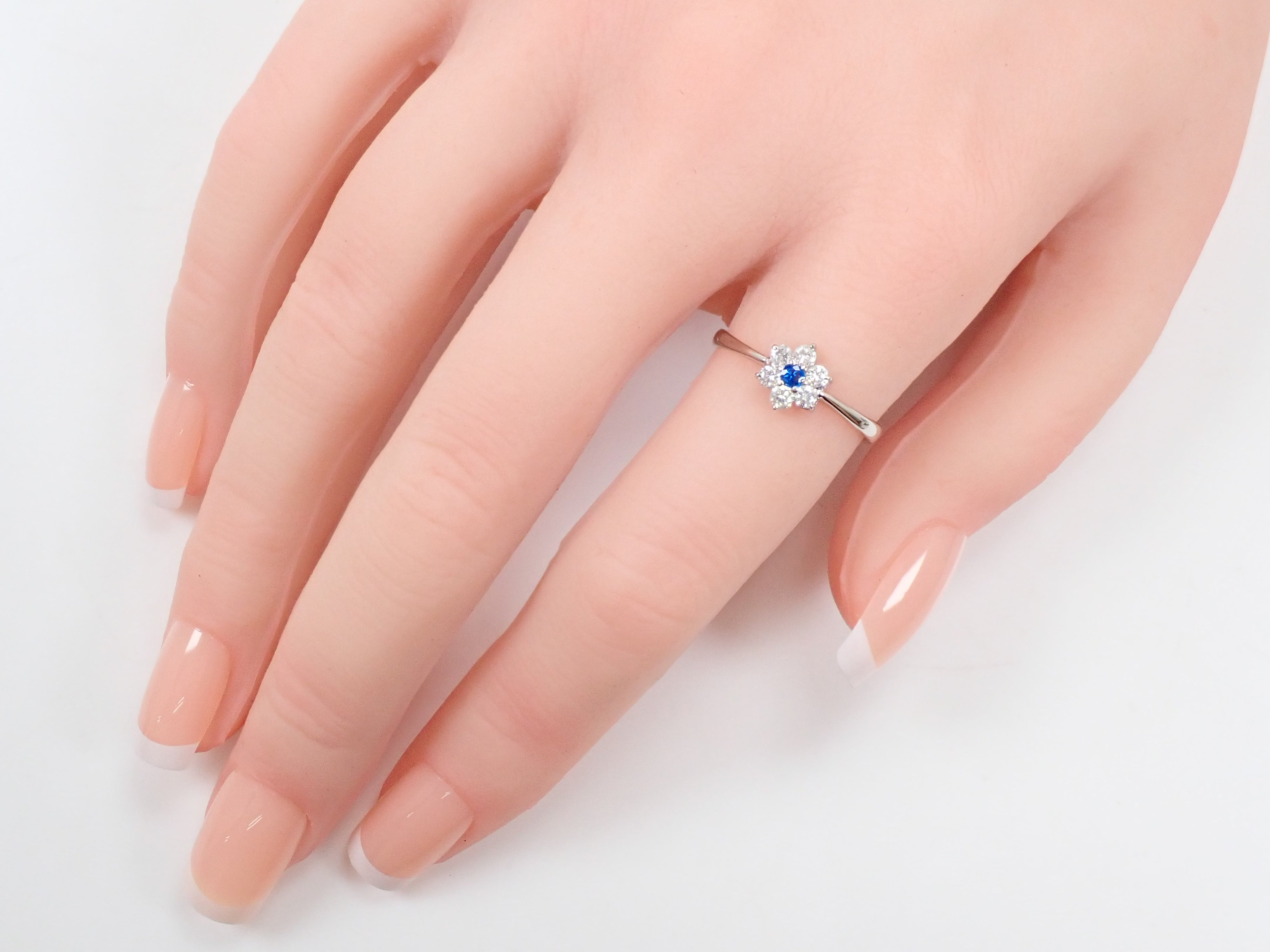 Pt900 アウイナイト 0.035ct リング