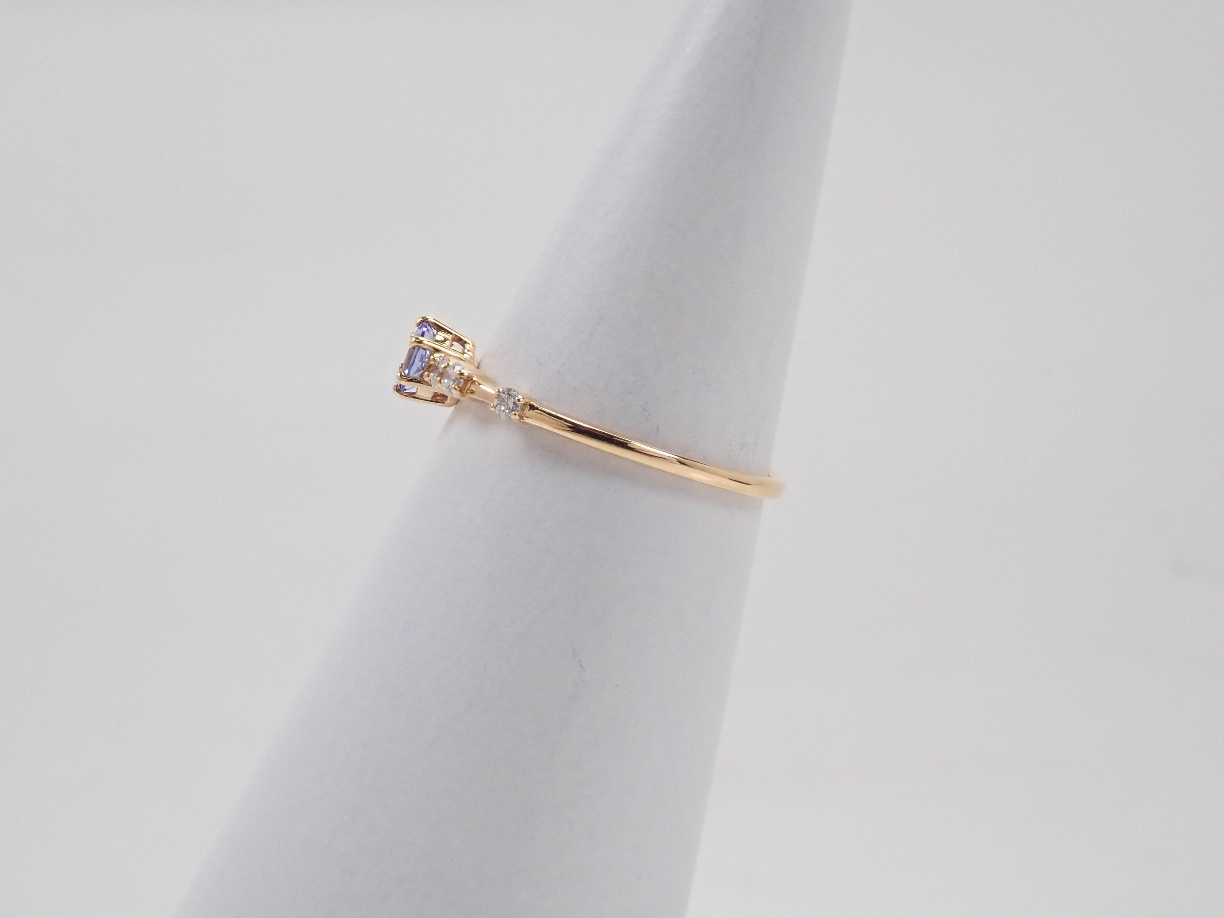 K18 タンザナイト 0.25ct リング