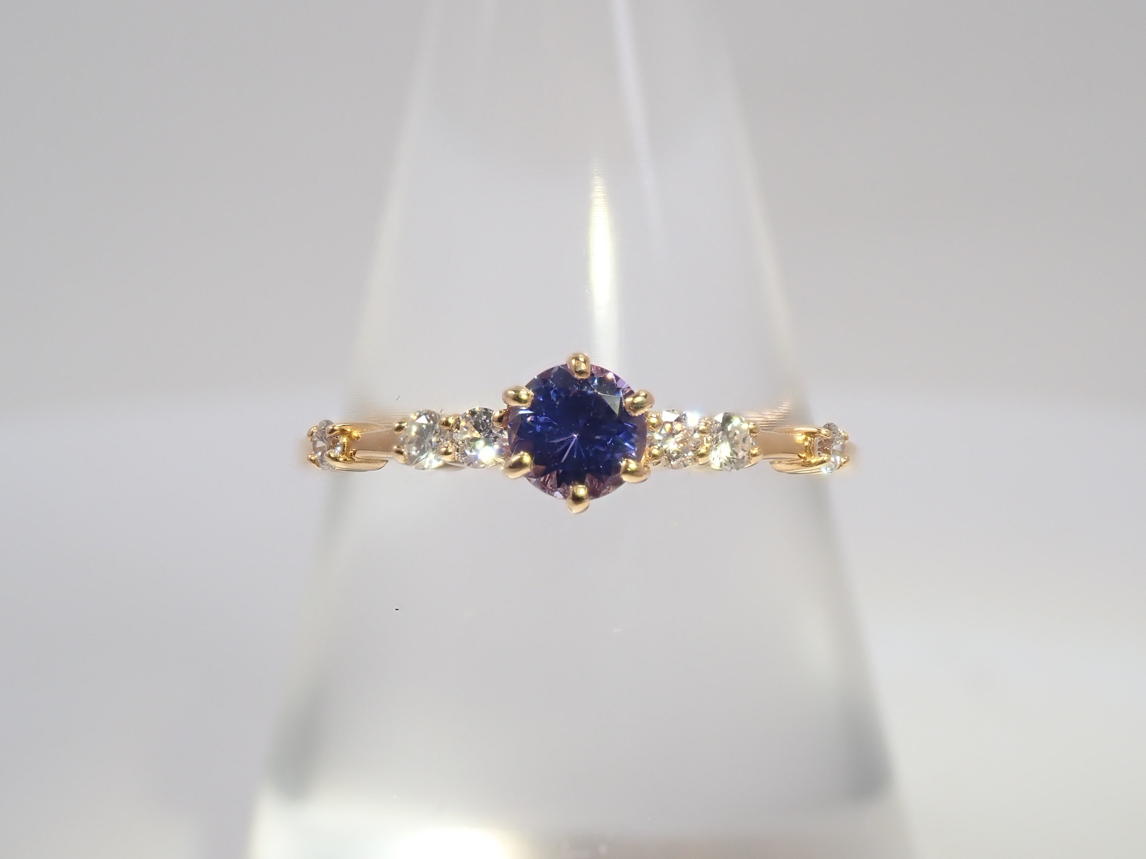 K18 タンザナイト 0.25ct リング
