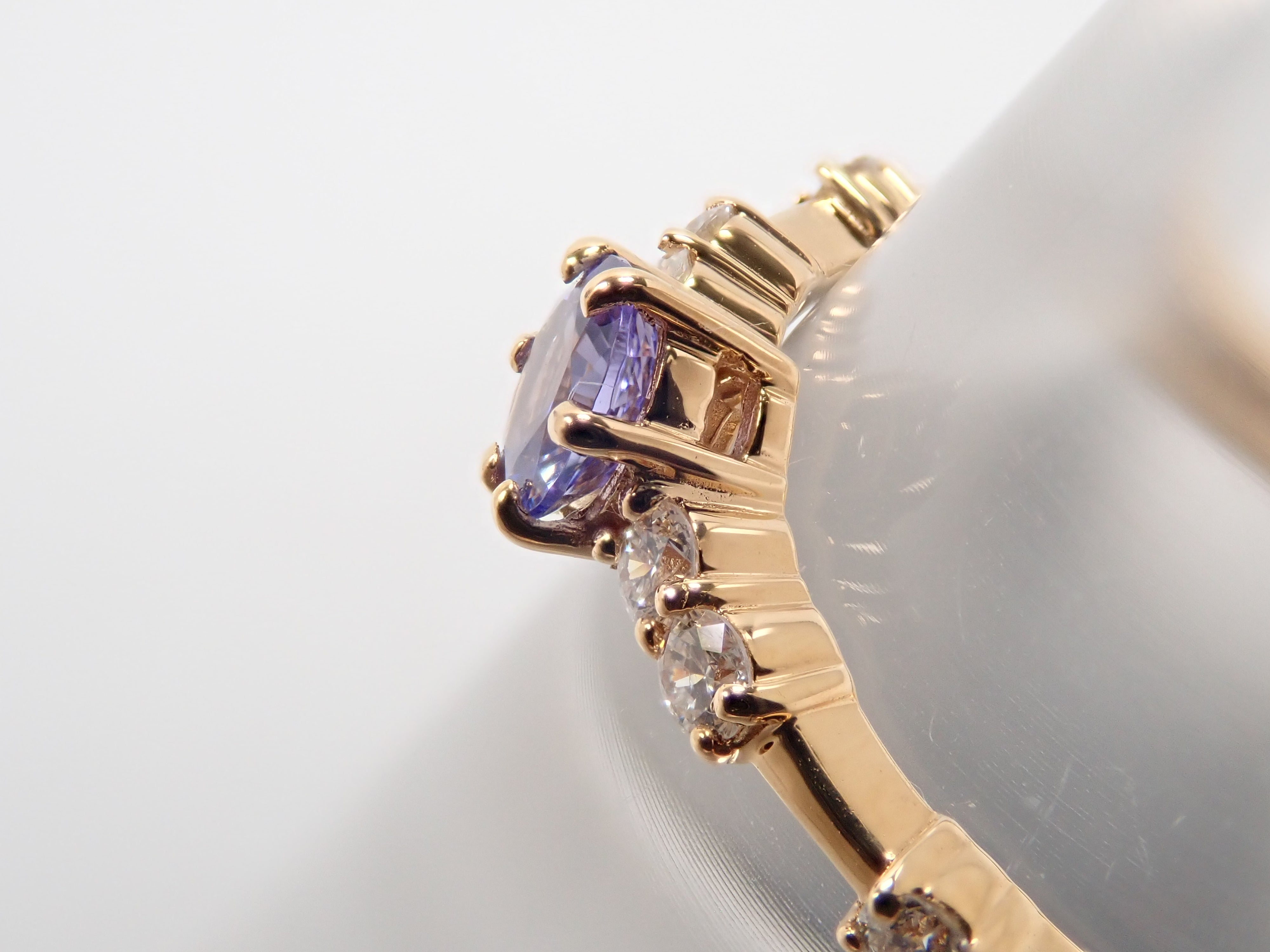 K18 タンザナイト 0.25ct リング