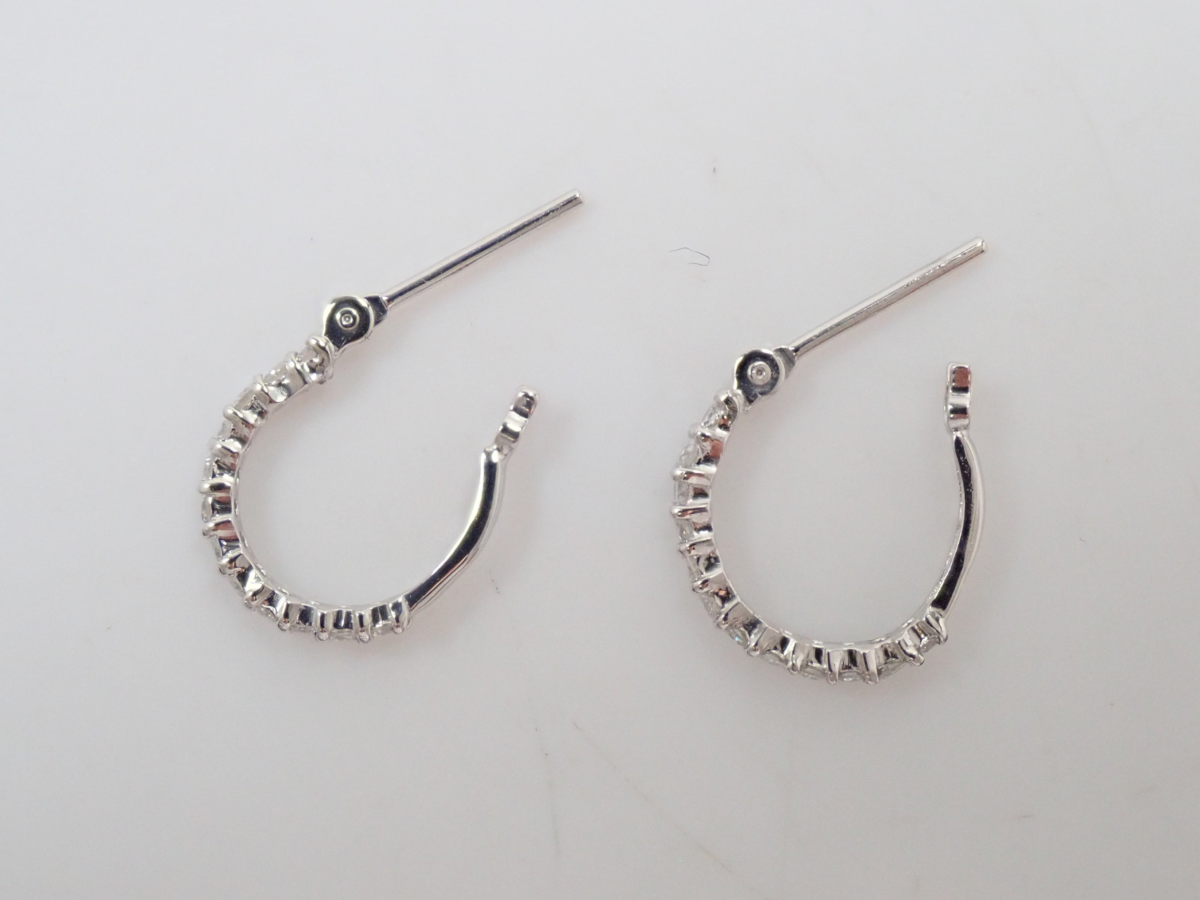【7/31 22時販売】【カラフリ】K18WG ダイヤモンド 0.30ct ピアス