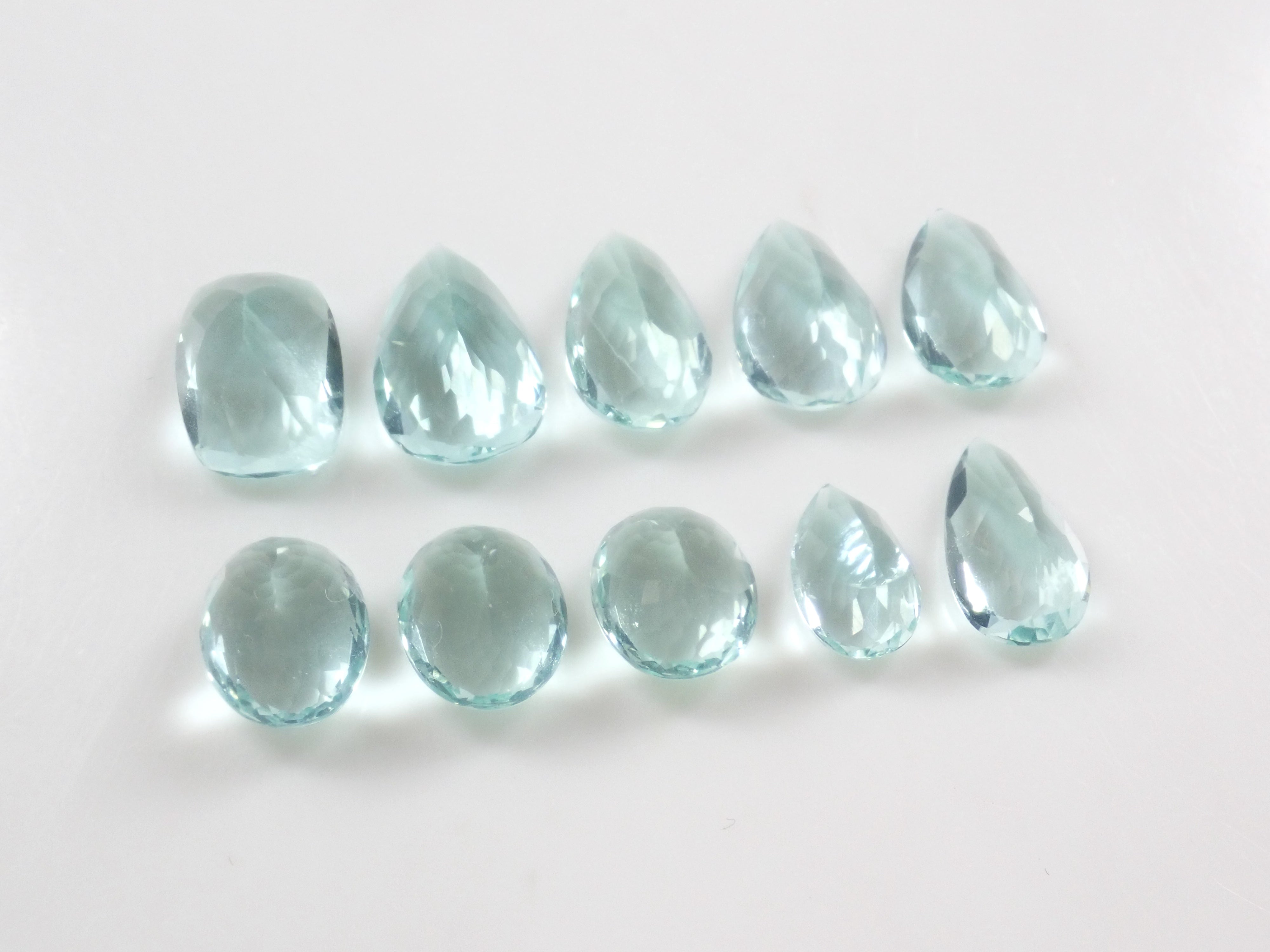 【8/14 22時販売】《限定10石》ジンバブエ産ミントフローライト1石ルース(平均2.2ct) 《複数購入割引有》