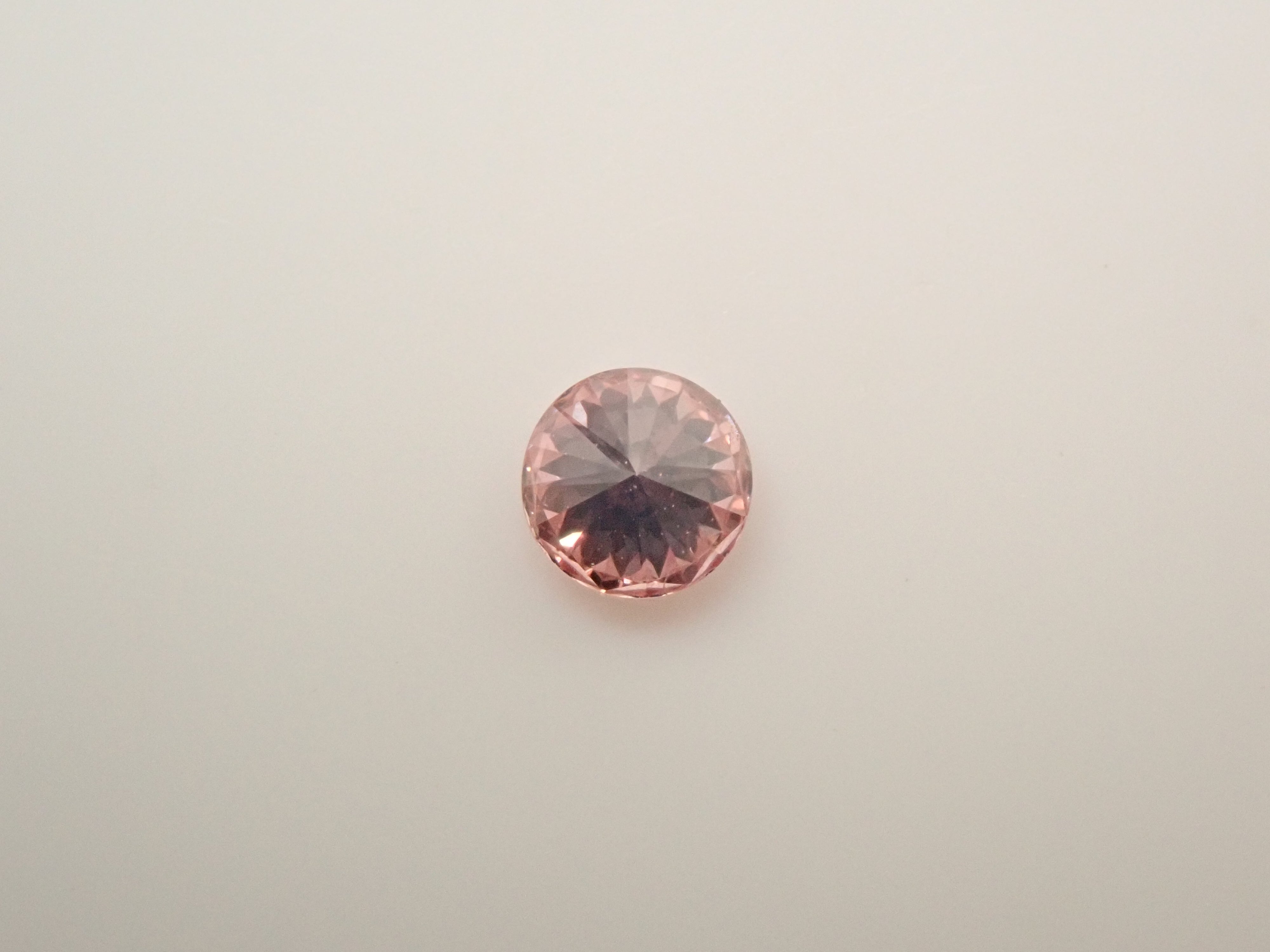 ピンクダイヤモンド 3.0mm/0.110ctルース(FANCY INTENSE PINK, SI2)