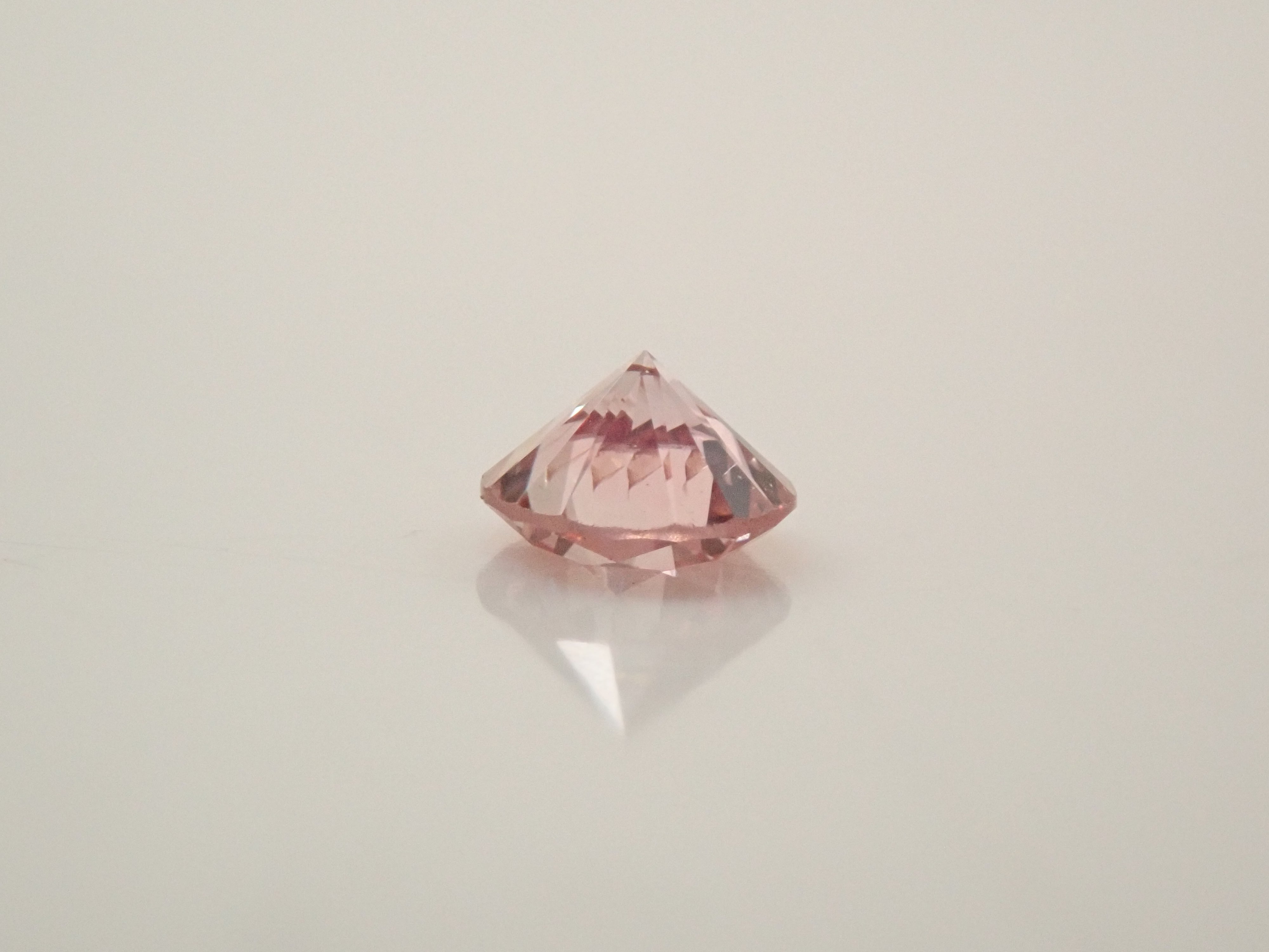 ピンクダイヤモンド 3.0mm/0.110ctルース(FANCY INTENSE PINK, SI2)