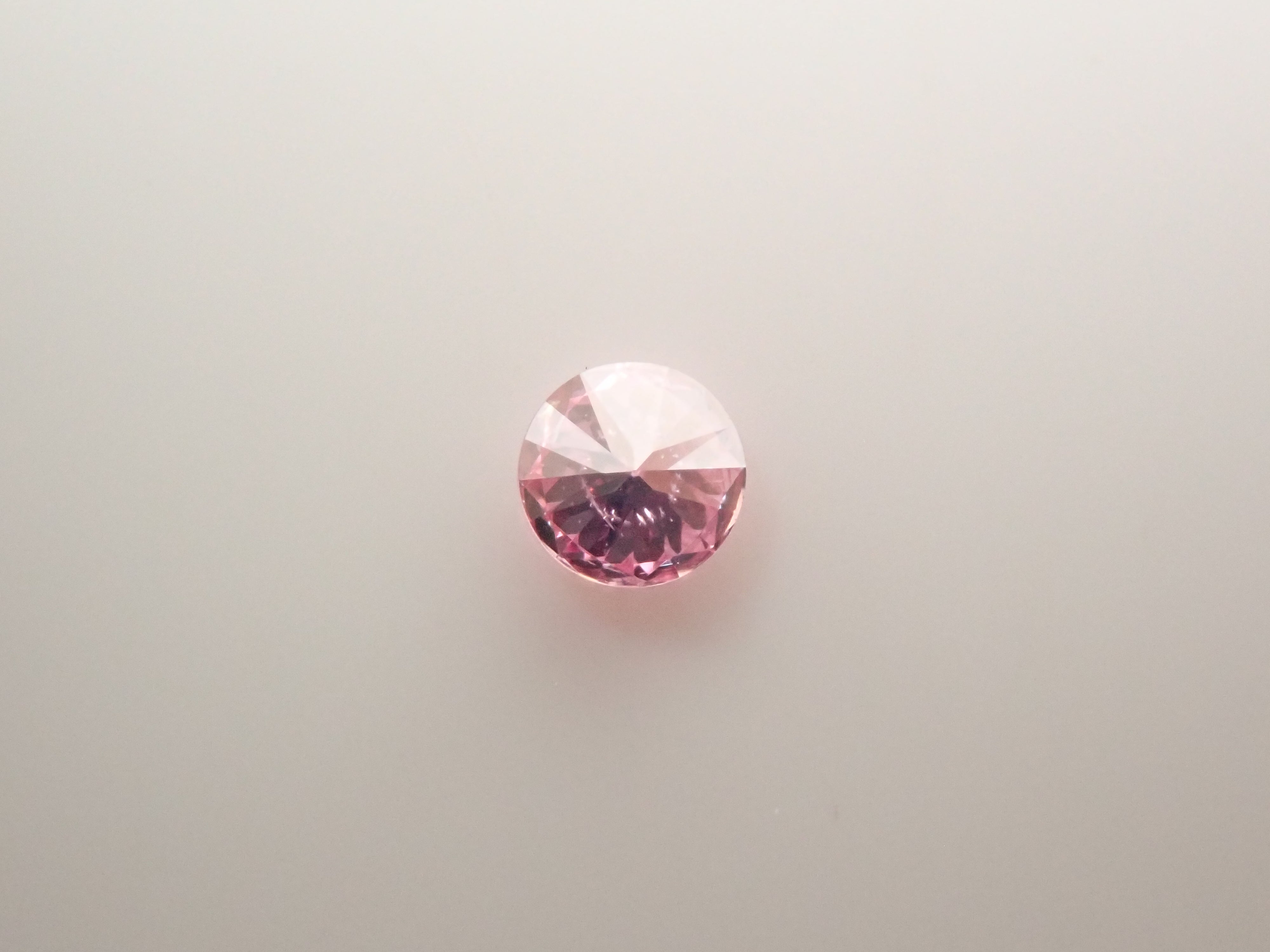 ピンクダイヤモンド 0.043ctルース(FANCY INTENSE PURPLISH PINK, I1)