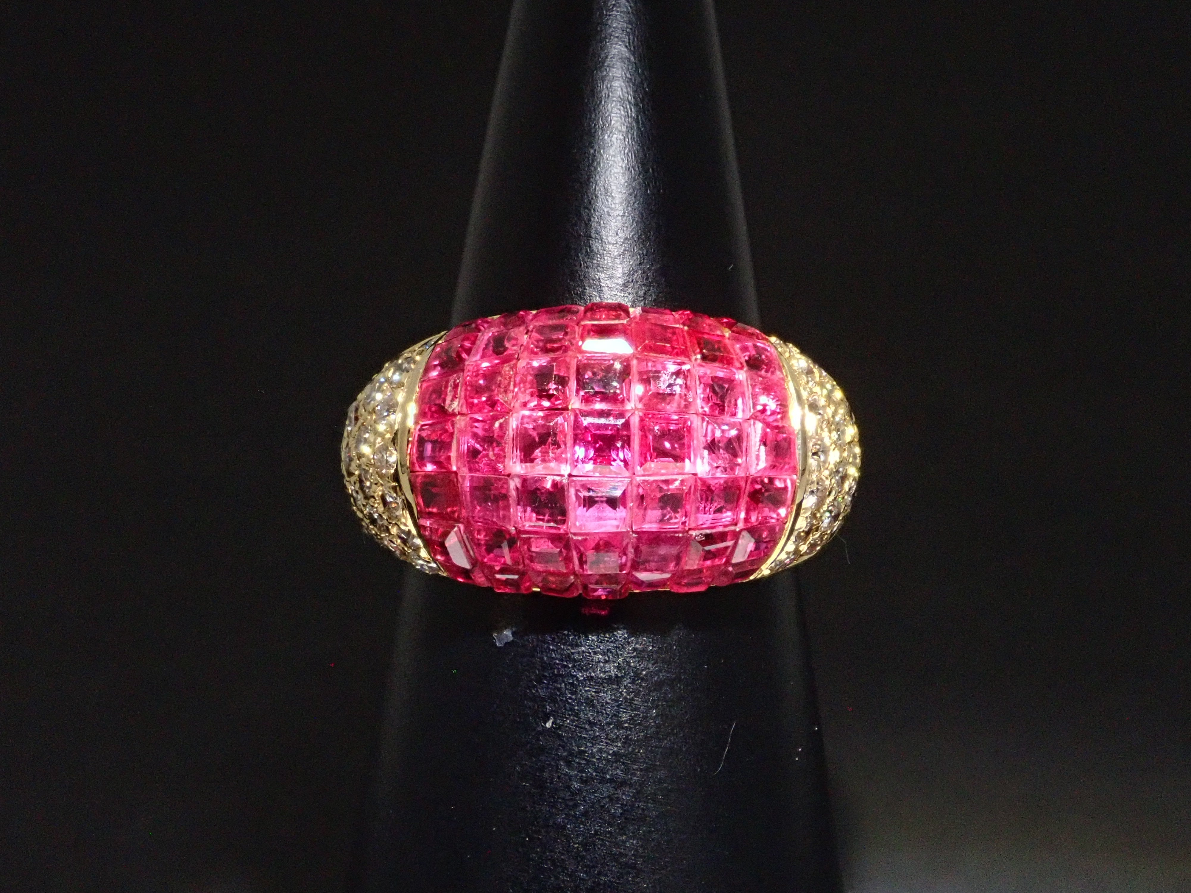 【22602698刊載】【多彩】K18 紅寶石 6.74ct 鑽石 0.91ct 附鑑定證