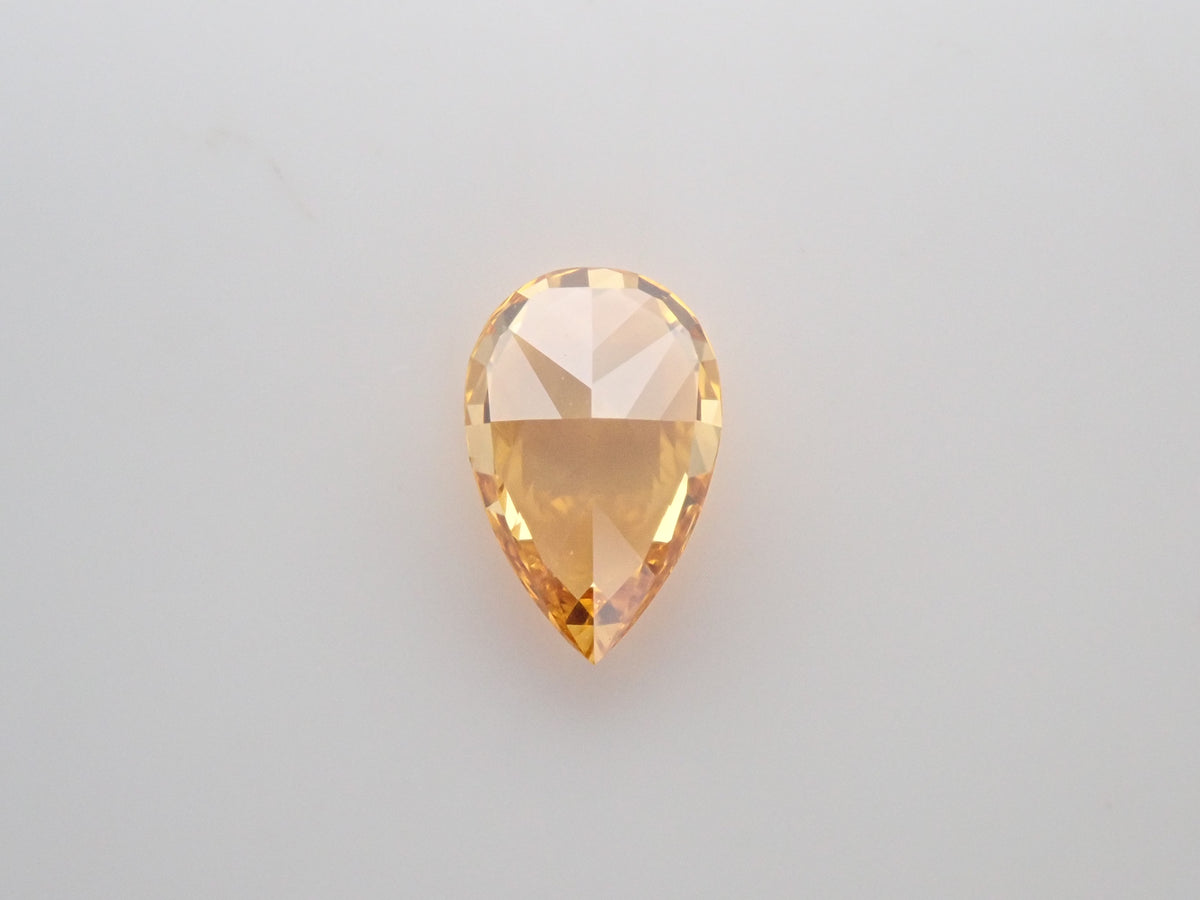 オレンジダイヤモンド 0.348ctルース(FANCY VIVID YELLOW ORANGE, VS-1)