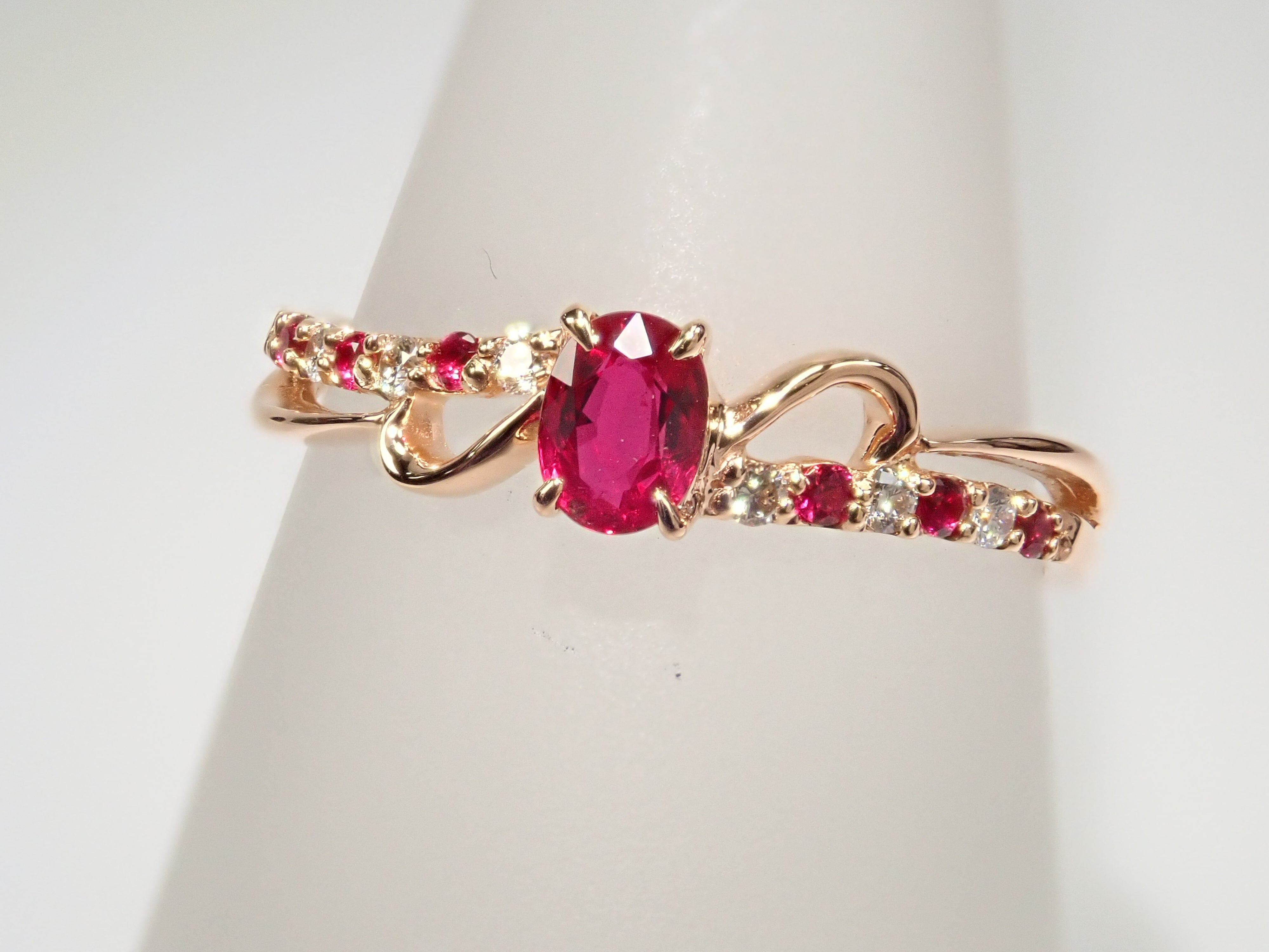 ピジョンブラッドルビー 0.28ct リング AIGS