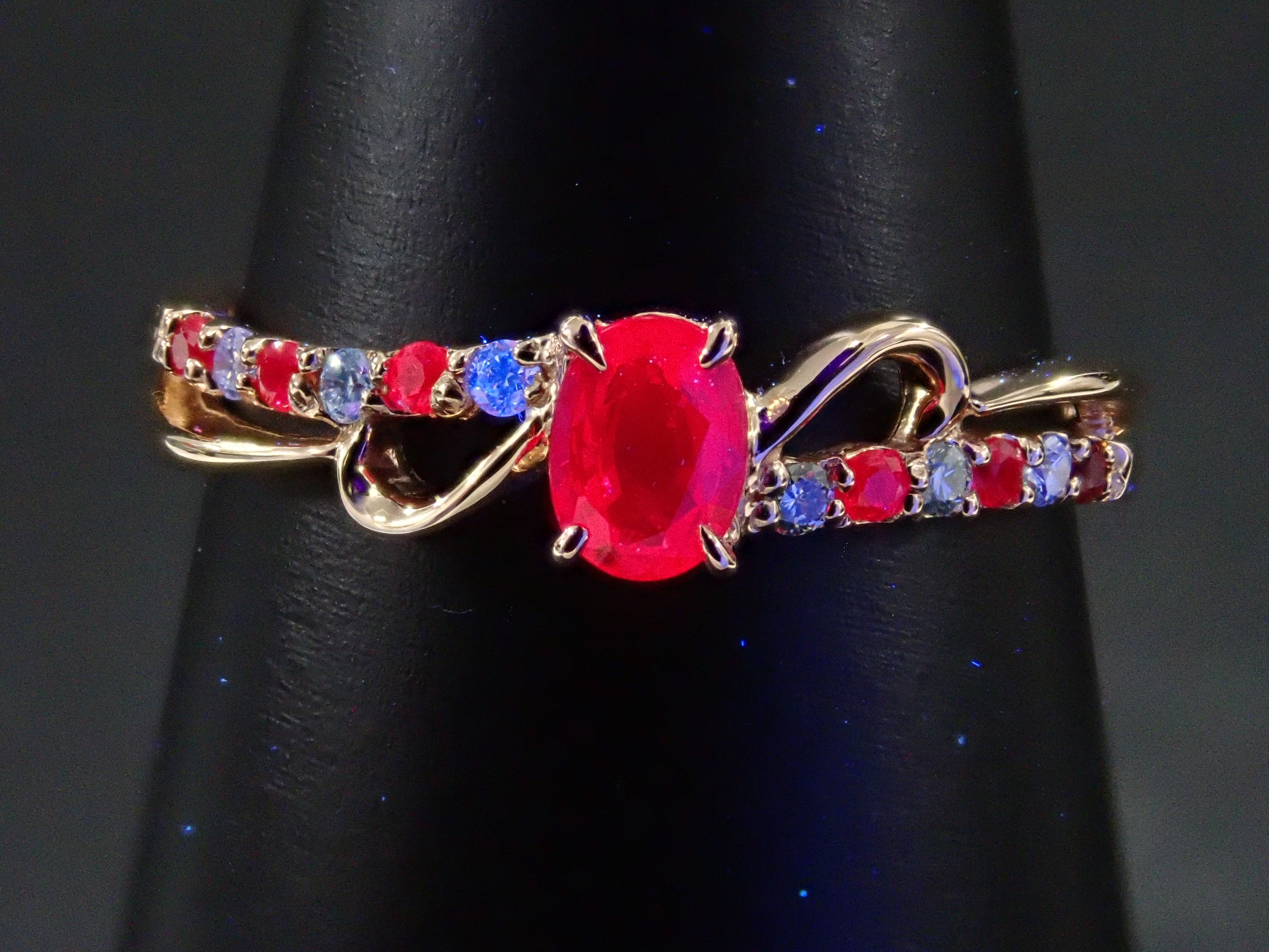 ピジョンブラッドルビー 0.28ct リング AIGS