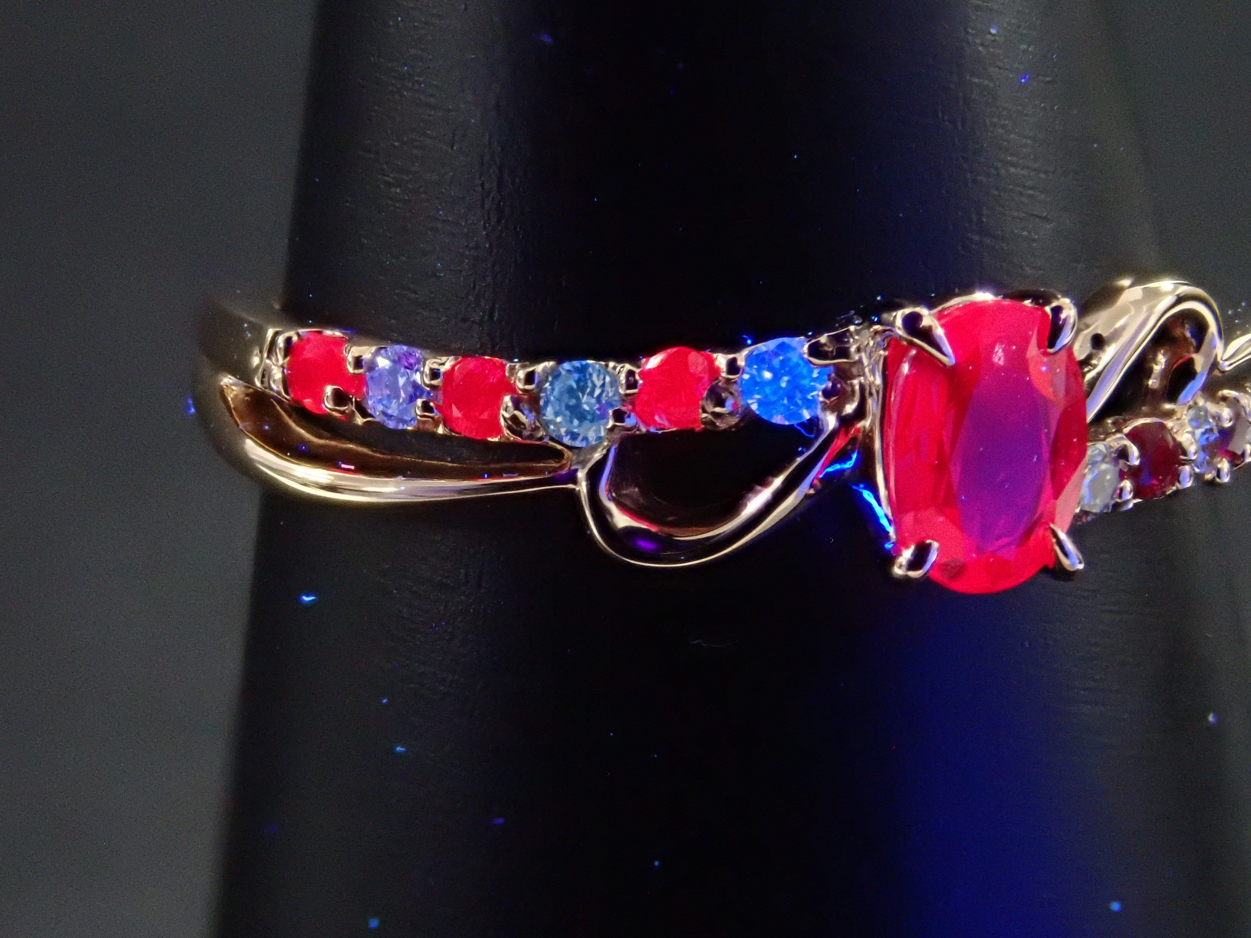 ピジョンブラッドルビー 0.28ct リング AIGS