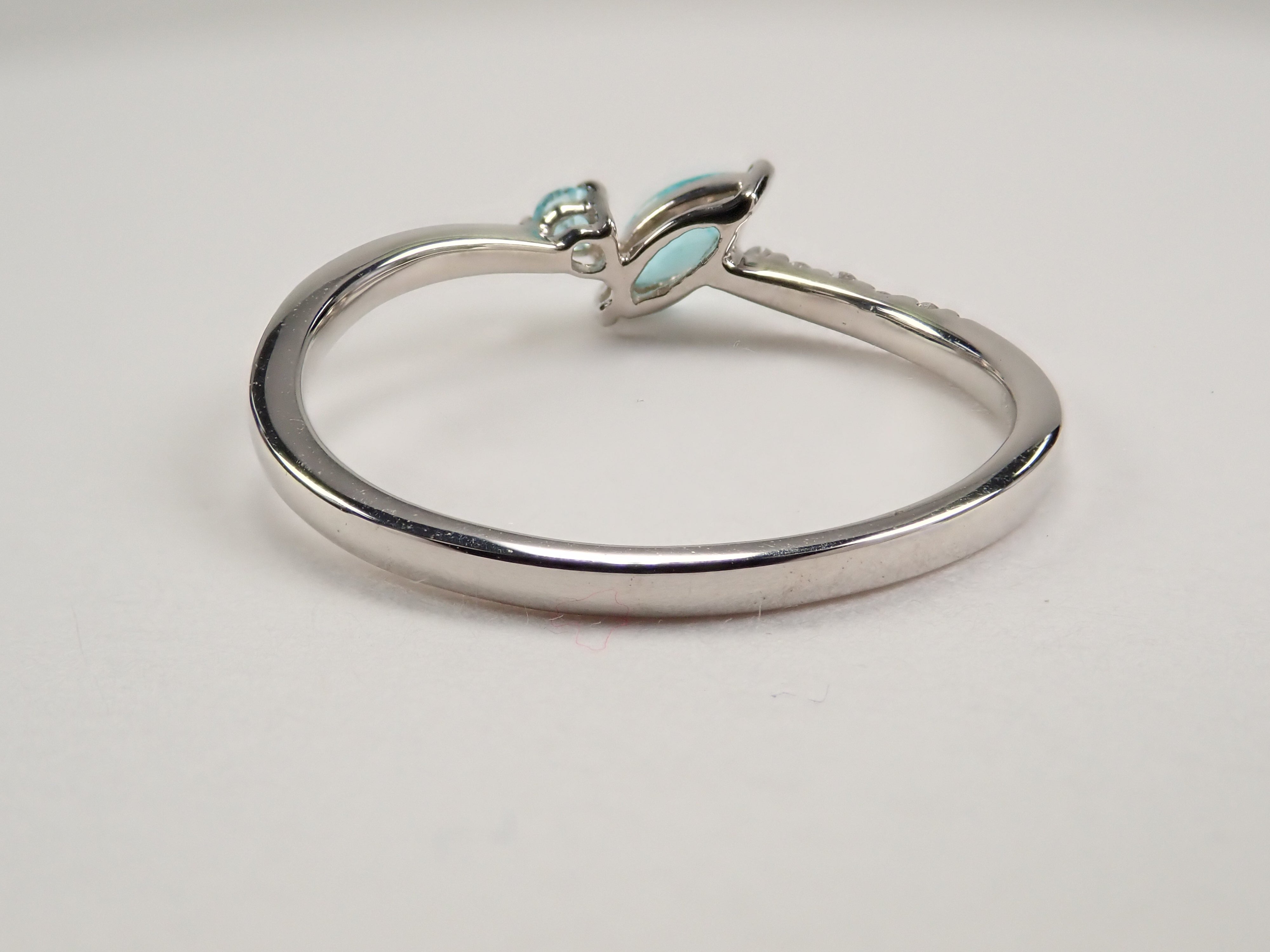 Pt950 パライバトルマリン 0.131ct リング